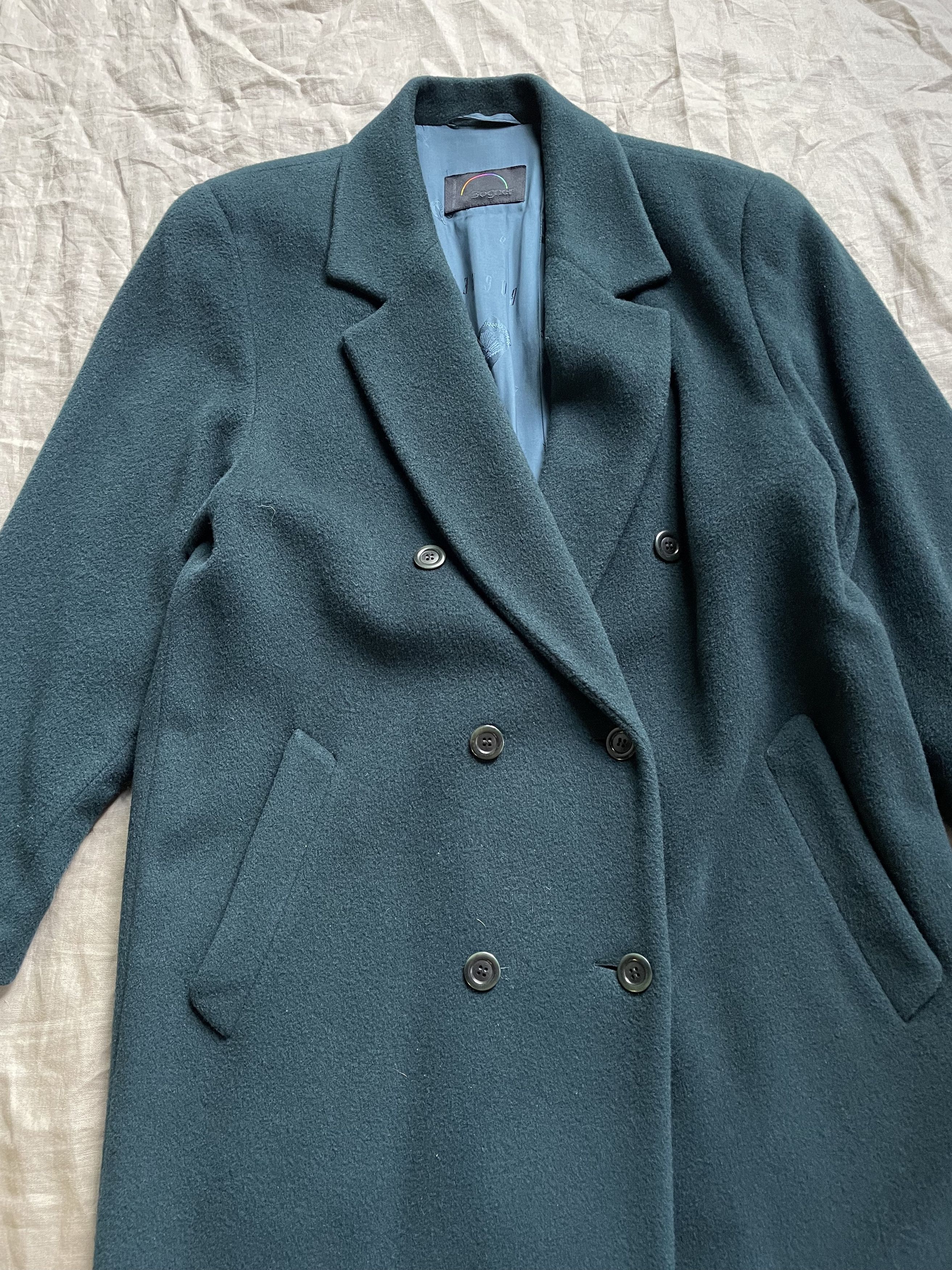 Bogner Bogner Vintage 80s Wool Cashmere Double Breasted Coat 7471AC Size M / US 6-8 / IT 42-44 - 3 Thumbnail