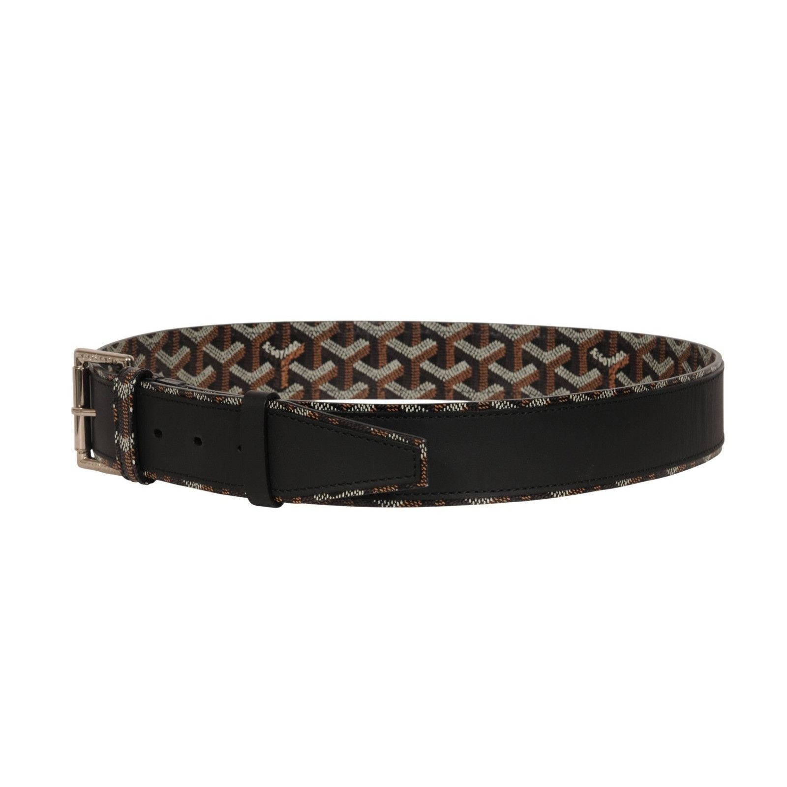 Goyard Florida II Belt 90 29 30 31 Black Brown Goyardine Canvas Size ONE SIZE - 15 Thumbnail