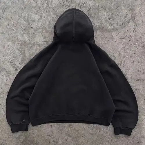 Other Black washed vintage aviator graphic hoodie Size US L / EU 52-54 / 3 - 4 Thumbnail