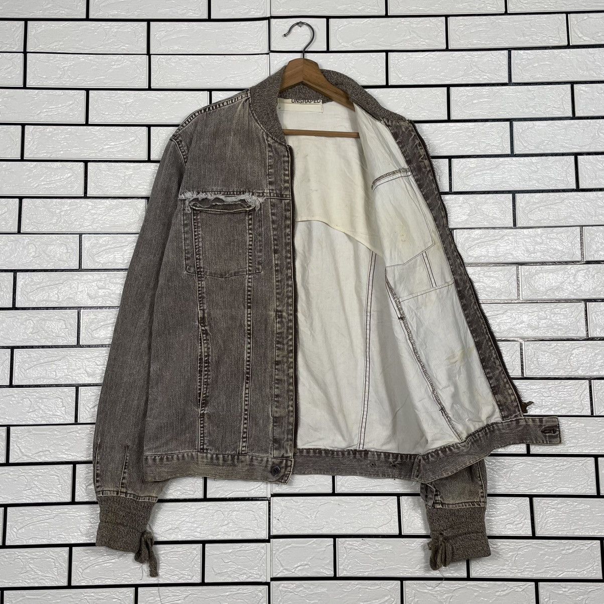 Japanese Brand Japanese Brand Unshaped Denim Jacket Size US M / EU 48-50 / 2 - 10 Thumbnail