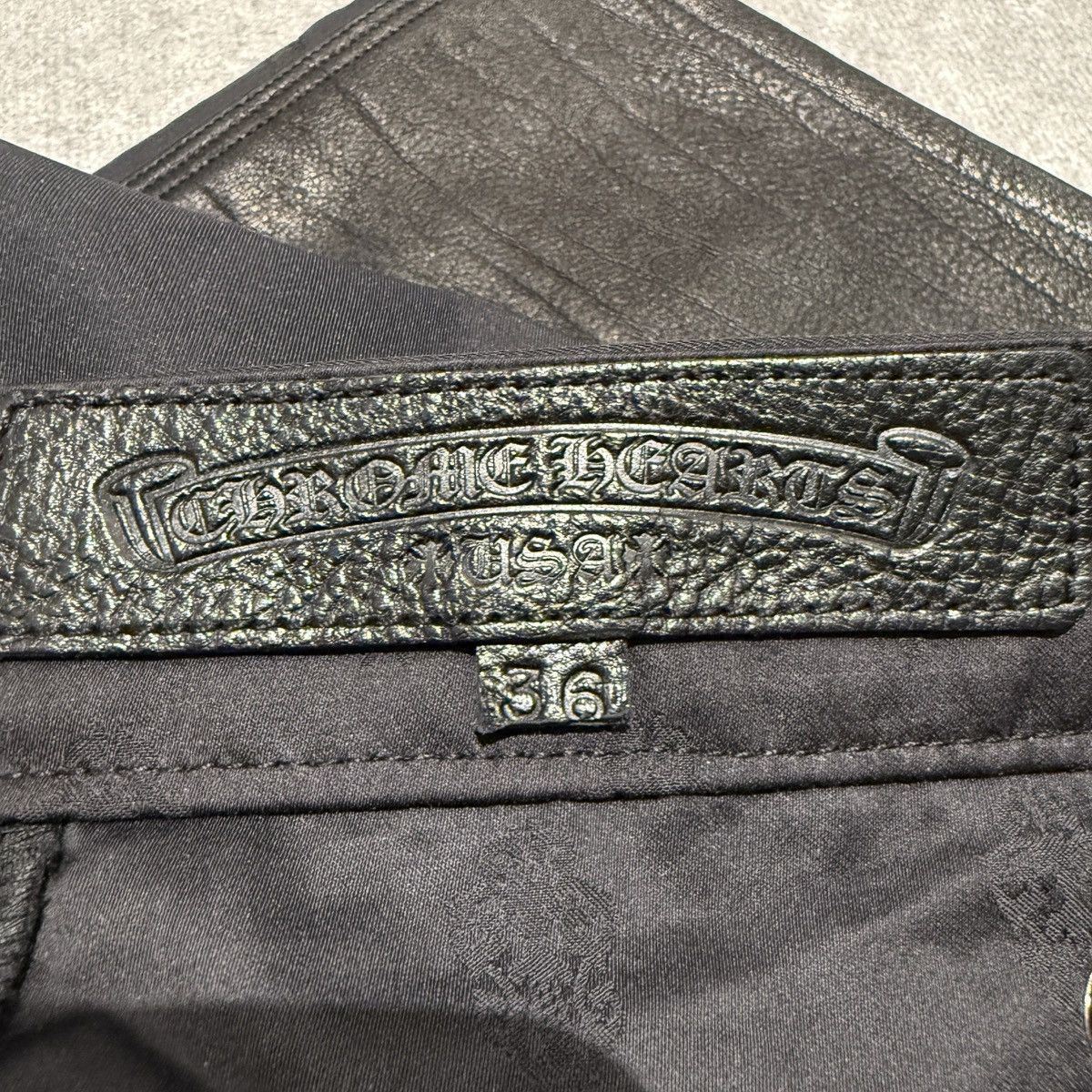 Chrome Hearts Chrome Hearts Black Nylon & Leather Carpenter Short size 36 Size US 36 / EU 52 - 7 Thumbnail