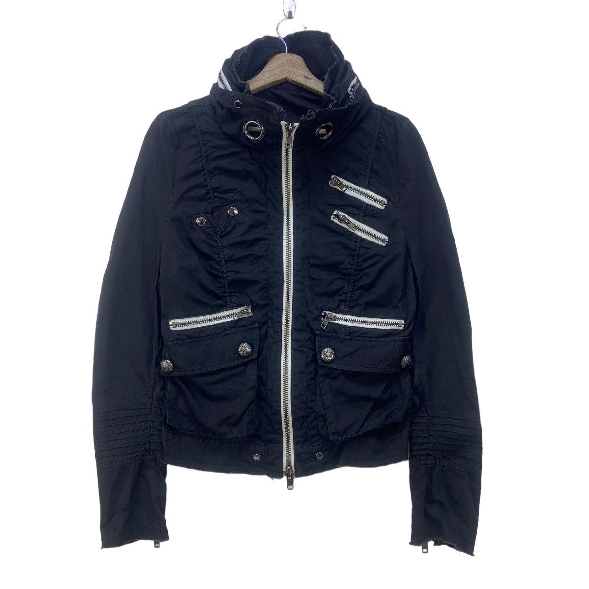 Japanese Brand Japanese Brand Punk Anarchy Distressed Jacket Size S / US 4 / IT 40 - 1 Thumbnail