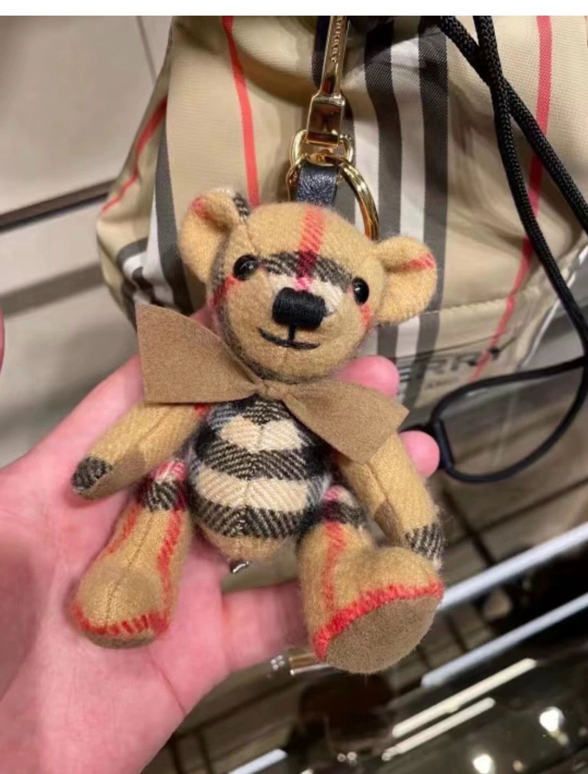 Burberry Burberry Teddy Bear Keychain Size ONE SIZE - 5 Thumbnail
