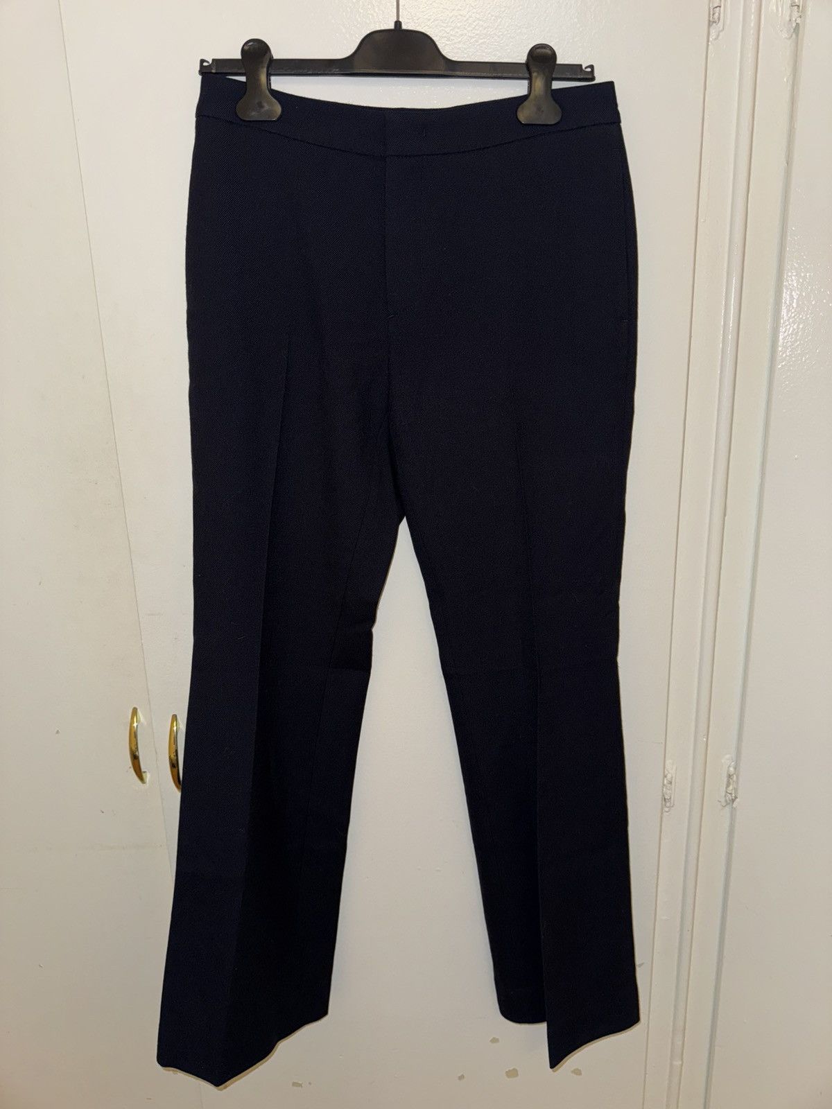 System navy slacks