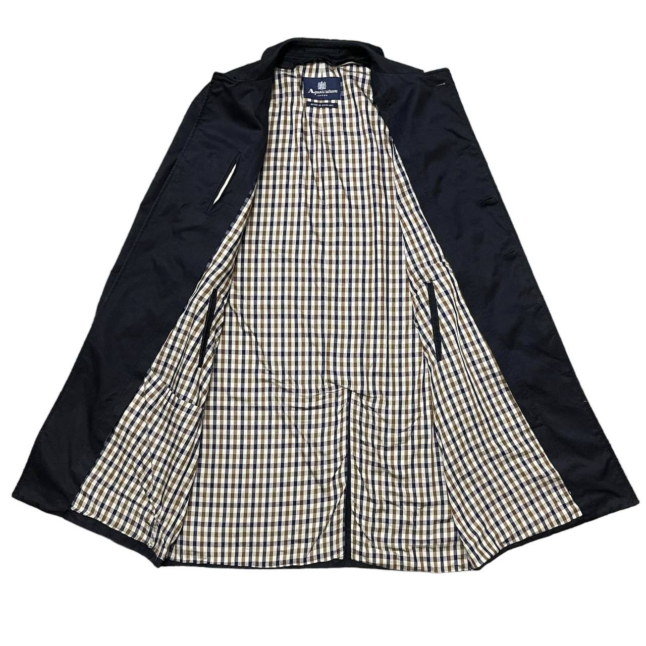 Aquascutum Vintage Aquascuntum London Trench Coat Checkered Size US L / EU 52-54 / 3 - 7 Thumbnail