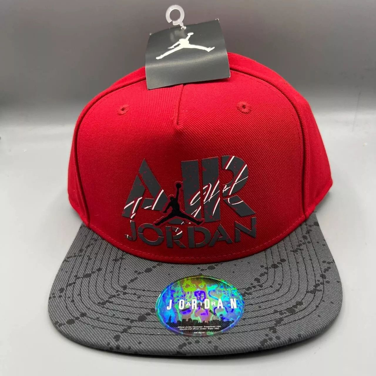 Jordan Brand Air Jordan Flight Hat Men Red Gray Jumpman Snap Back Cap New Size ONE SIZE - 1 Thumbnail