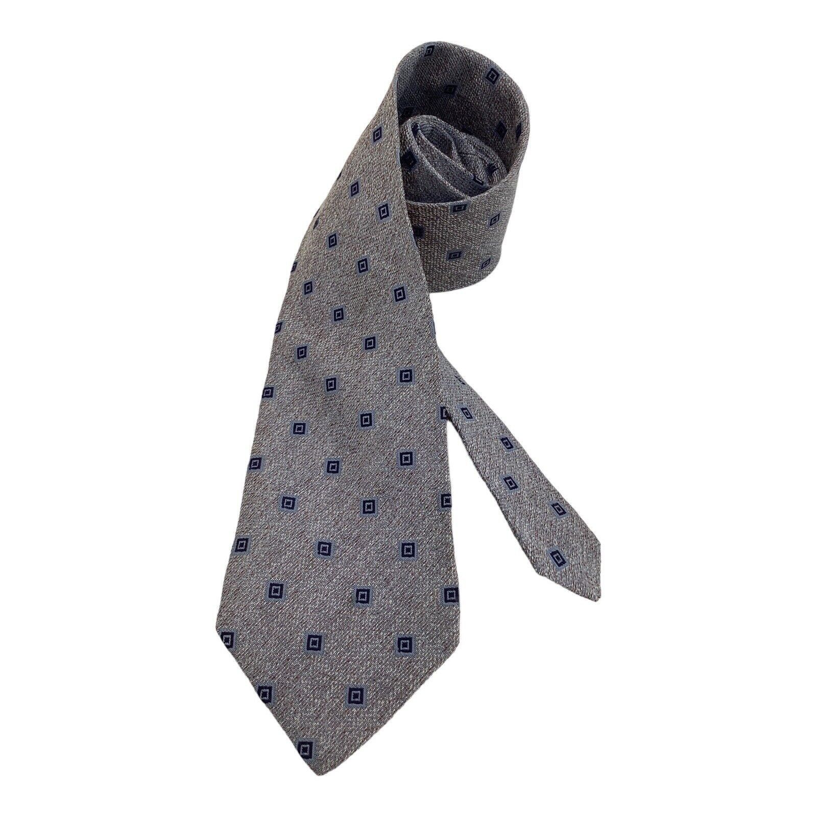 Missoni MISSONI Gray Geometric Luxury Silk Tie Made In Italy W: 3.6 Size ONE SIZE - 1 Thumbnail