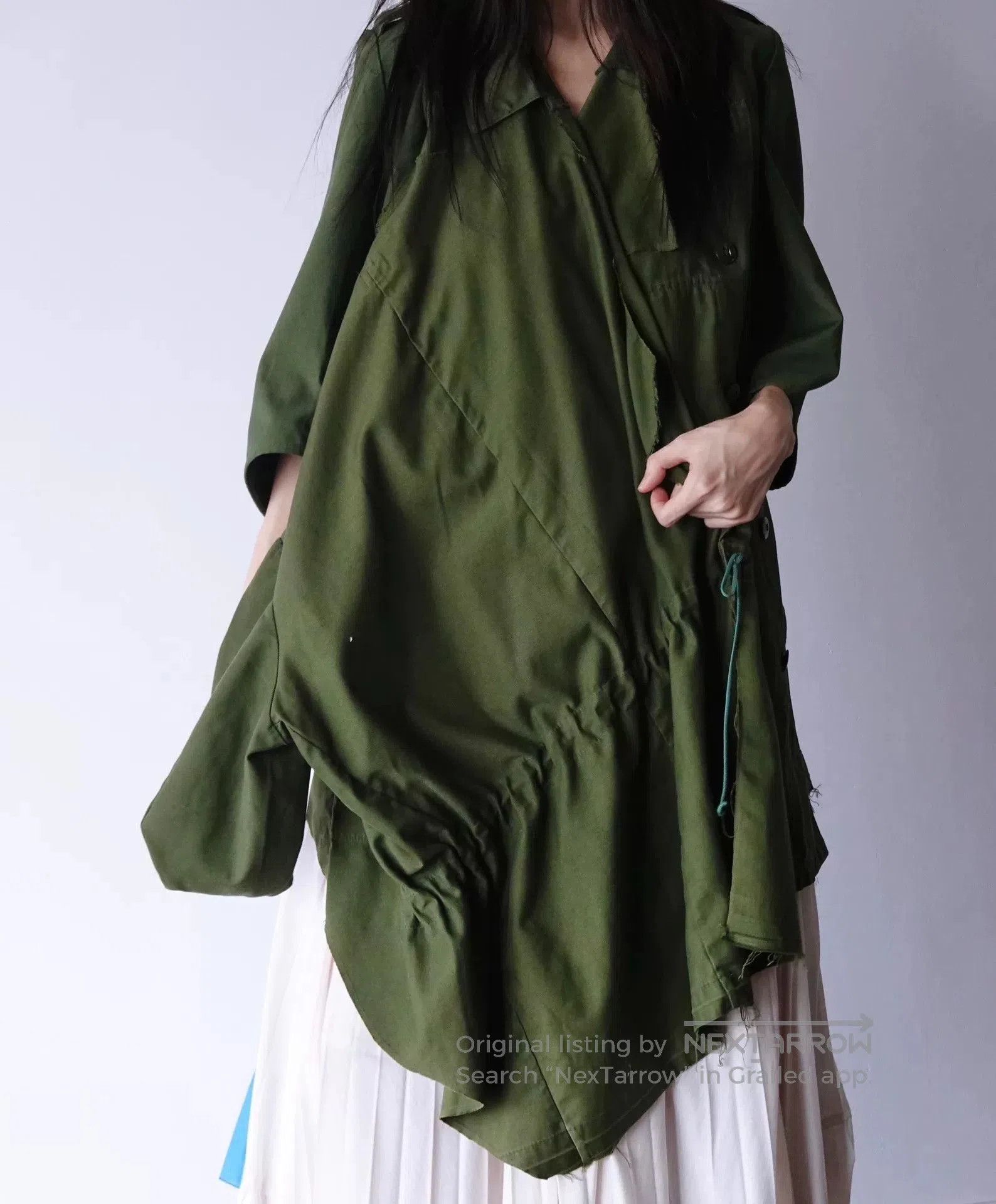 Deconstructed Military Style Women's Jacket.