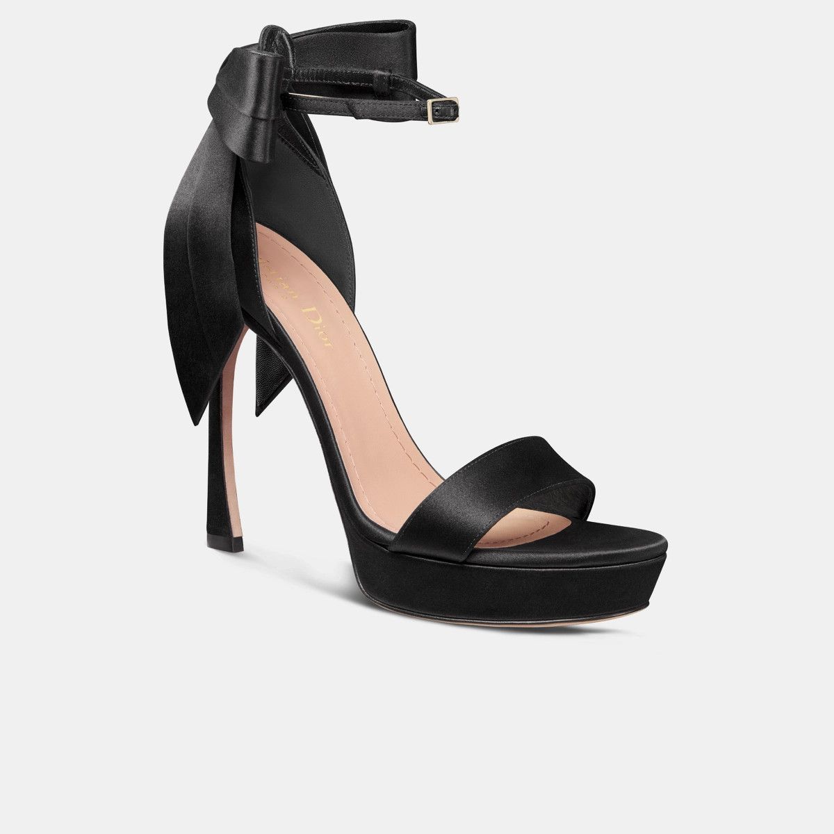 Dior o1bcso1str0225 Heeled Sandal in Black Size US 10 / IT 40 - 2 Thumbnail