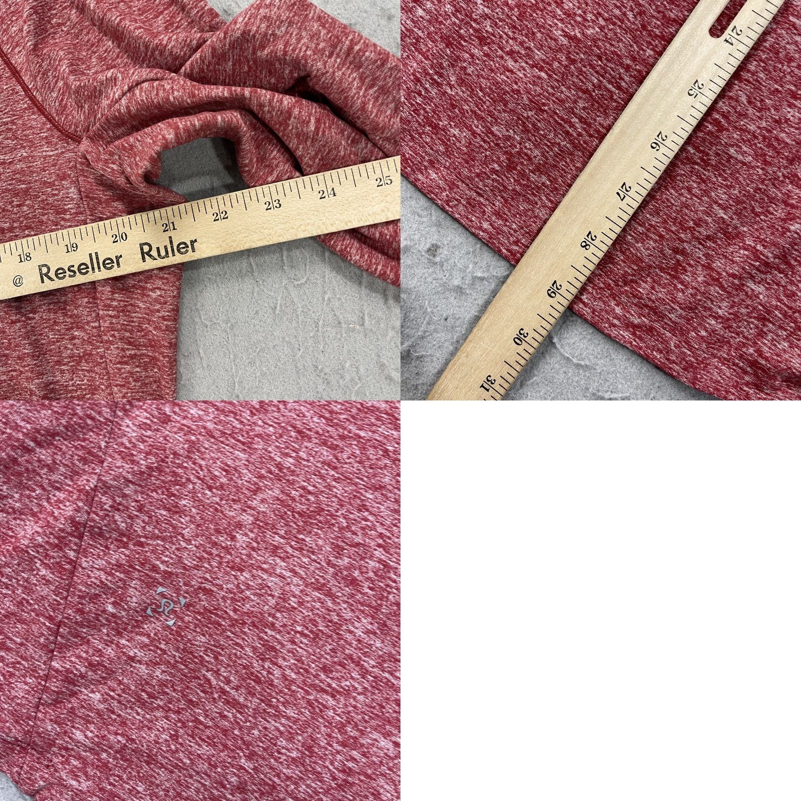 Lululemon Lululemon Jacket Mens Large Red Heather 1/4 Zip Surge Pullover Logo Activewear Shirt Size US L / EU 52-54 / 3 - 8 Thumbnail