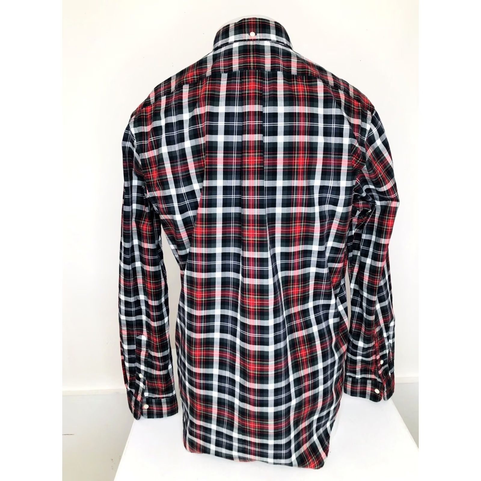 Ralph Lauren Ralph Lauren Shirt - Embroidered Plaid Check Classic Fit L Long Sleeve Button-Up Red White Black Yellow) Size US L / EU 52-54 / 3 - 4 Thumbnail