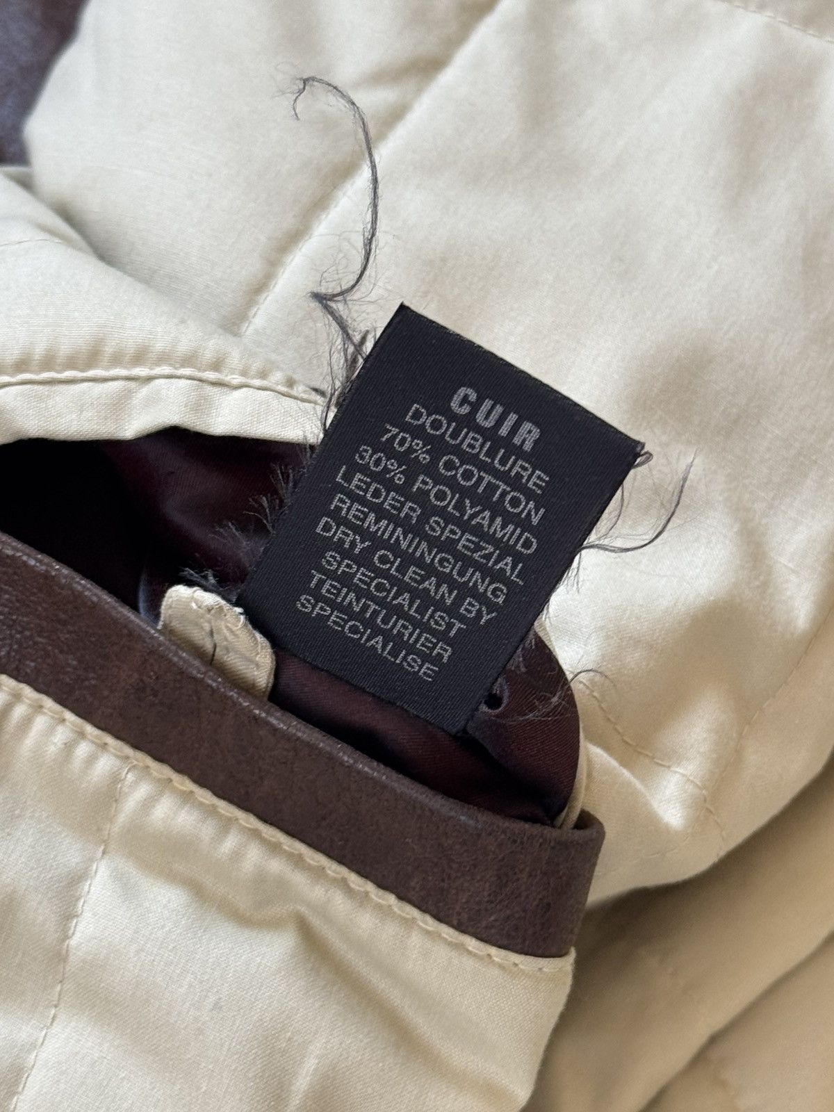 Strellson × Vintage Stellson Leather M aviator bomber pilot jacket coat brown Size US S / EU 44-46 / 1 - 14 Thumbnail