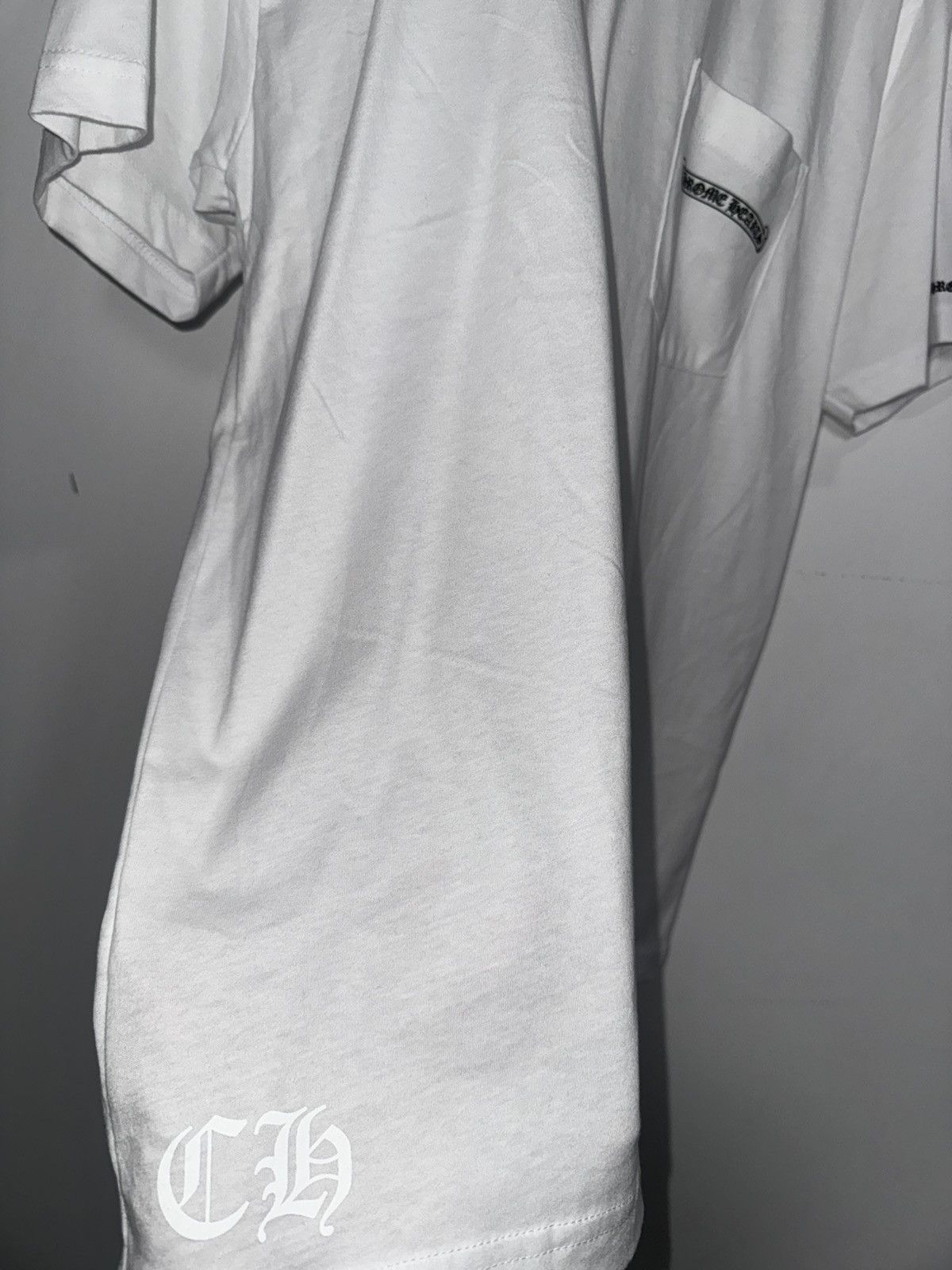 Chrome Hearts Chrome Hearts Scroll Logo Pocket T-shirt White Size US L / EU 52-54 / 3 - 4 Thumbnail