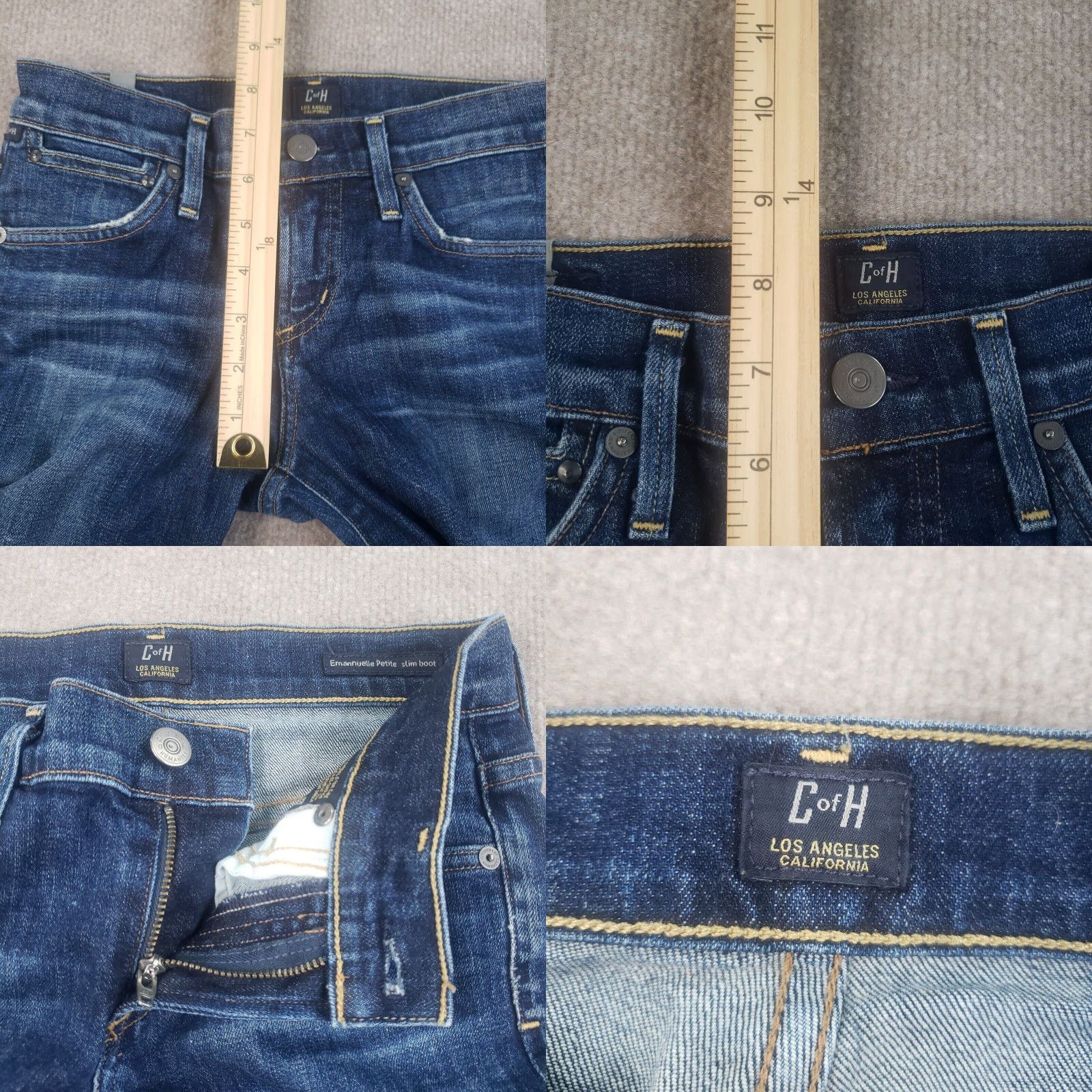 Citizens Of Humanity Citizens of Humanity Jeans Teen Size 24 Blue Denim Slim Bootcut Stretch 5-Pocket USA Size 42" / US 20 - 8 Thumbnail