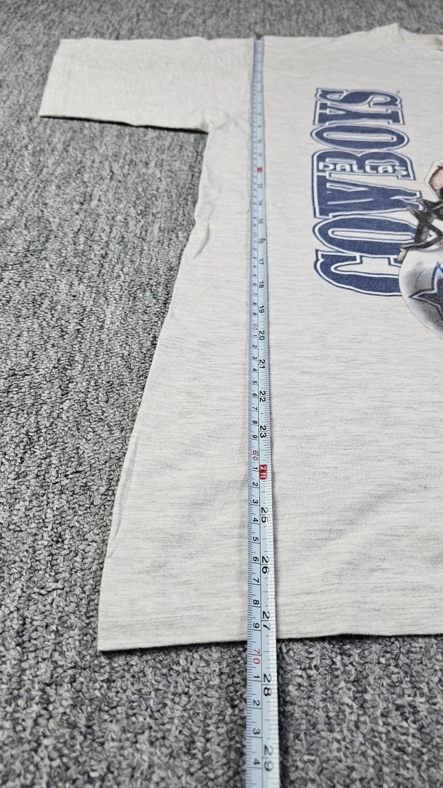 Other Nutmeg Mills 1996 Dallas Cowboys Single Stitch NFL Tee Men L Size US XXL / EU 58 / 5 - 11 Thumbnail