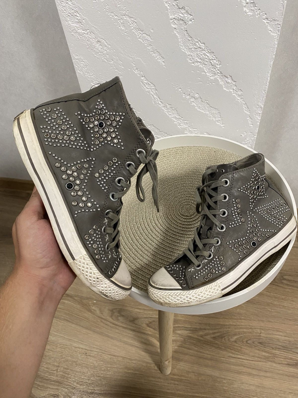 ASH Ash leather sneakers high top | Grailed