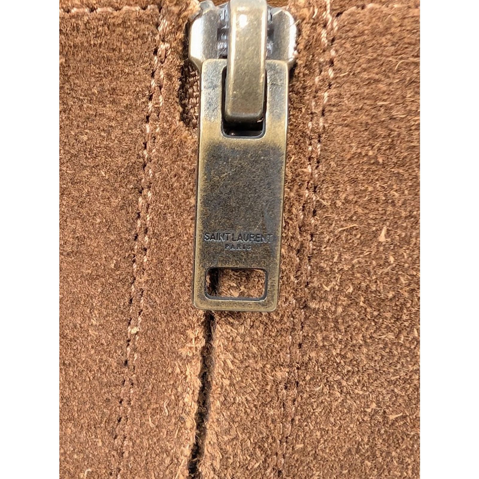 Saint Laurent Paris o1rshd1 Q:2 / Wyatt 40 Harness Boots in Camar 41.5 Size US 8.5 / EU 41-42 - 13 Thumbnail