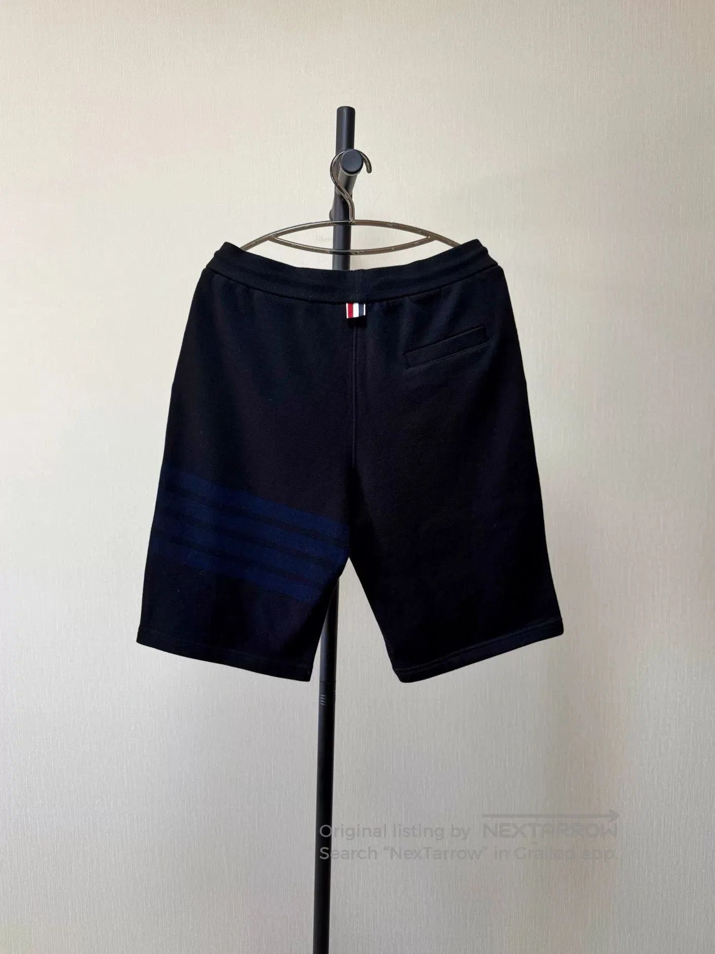 Thom Browne Thom Browne Black Cotton Shorts. Size 41" - 2 Thumbnail