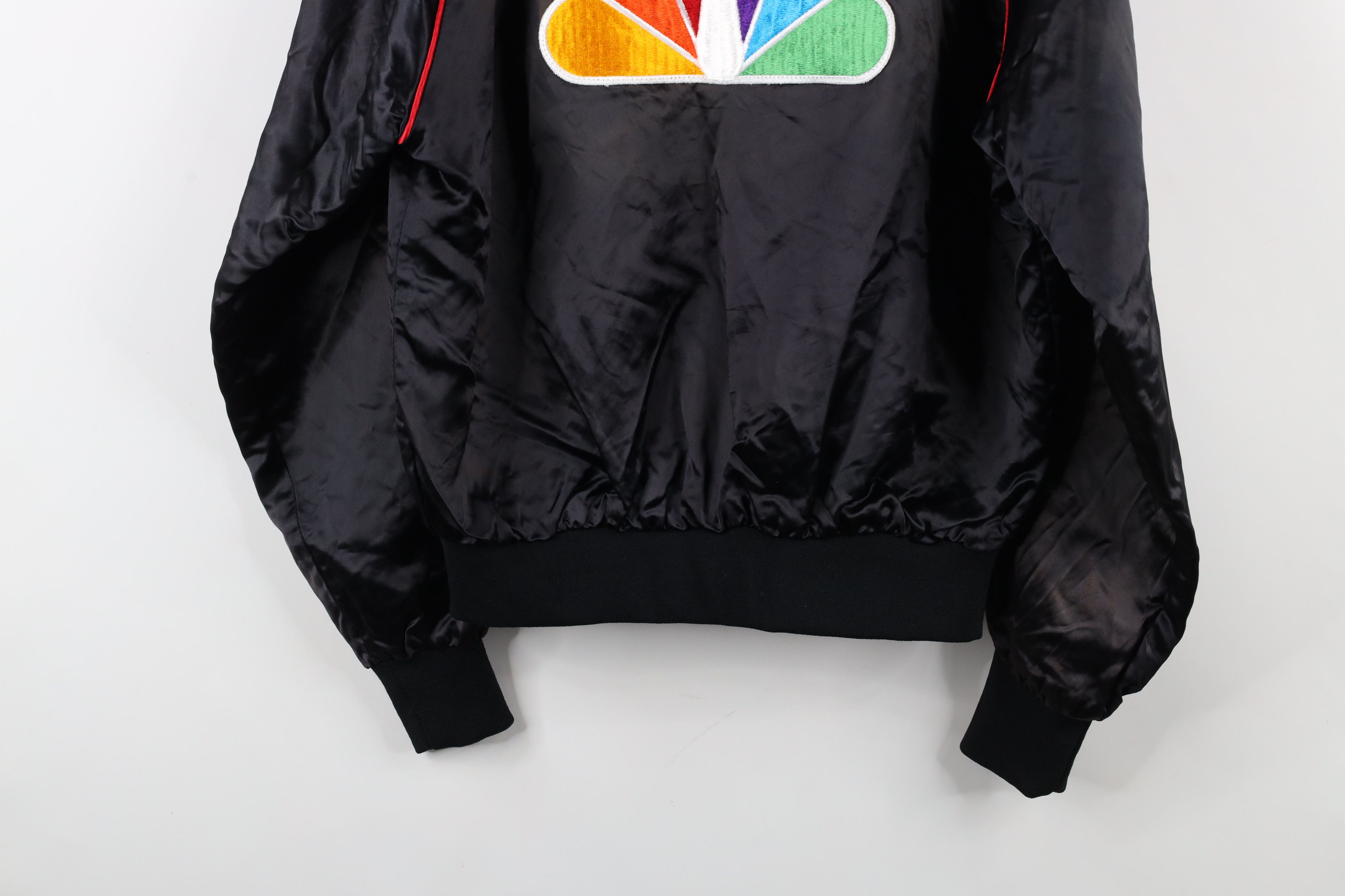 Vintage Vintage 70s 80s Streetwear Peacock Satin Bomber Jacket USA Size US L / EU 52-54 / 3 - 17 Thumbnail
