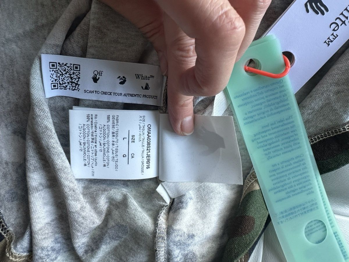 Off-White Off-White Camo S/S Over Tee – Camouflage Logo Print T-Shirt Size US L / EU 52-54 / 3 - 5 Thumbnail