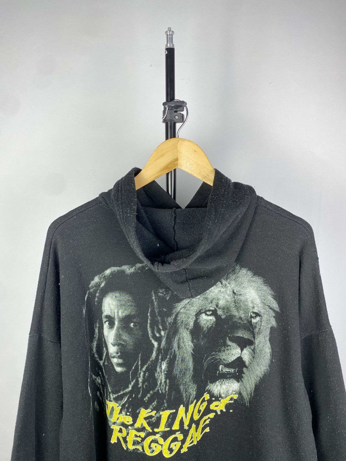Bob Marley × Vintage CRAZY Vintage 90s Bob Marley Regge Big Logo Zip Hoodie Size US L / EU 52-54 / 3 - 5 Thumbnail