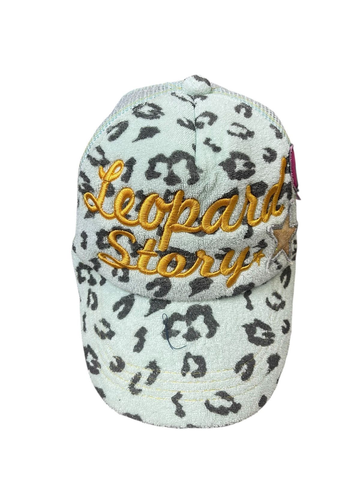 Japanese Brand Vintage Leopard Story Trucker Hat Streetwear Size ONE SIZE - 1 Thumbnail