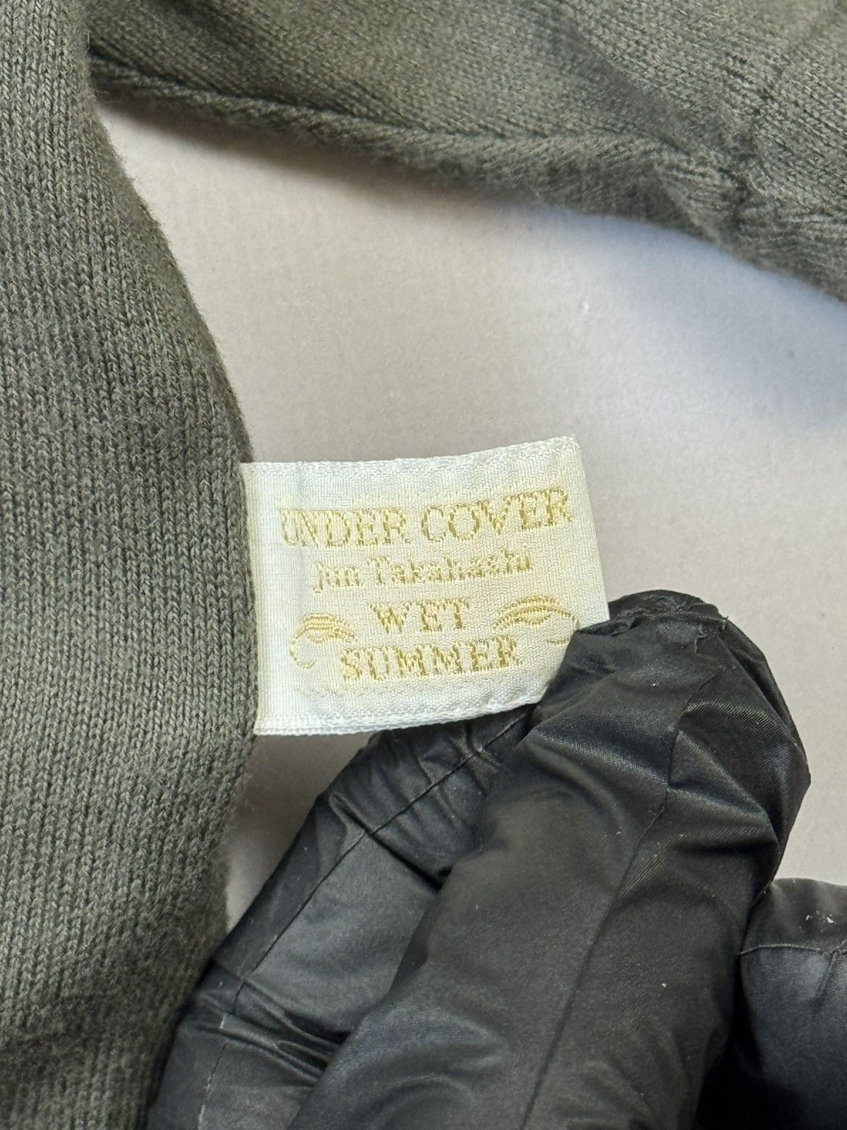 Undercover Ss1998 Undercover Wet Summer Willpower Tee(Grey/M) Size US M / EU 48-50 / 2 - 6 Thumbnail