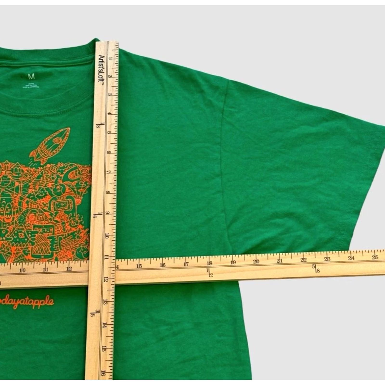 Apple Apple Shirt Mens Medium Green Today at Apple Employee Tee Event Promo Size US M / EU 48-50 / 2 - 5 Thumbnail