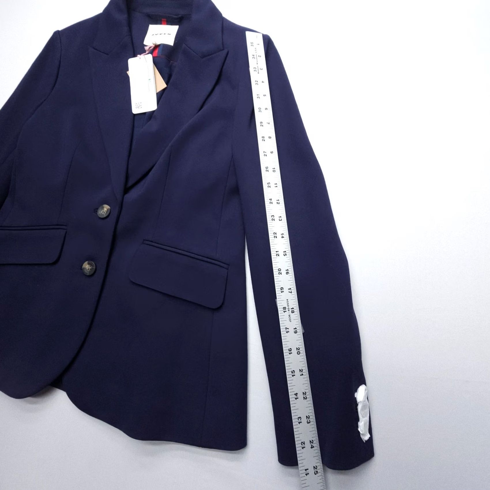 Boden Boden Marylebone Ponte Blazer Womens 8 R Navy Blue Career Preppy Stretch NWT Blazer Size M / US 6-8 / IT 42-44 - 6 Thumbnail