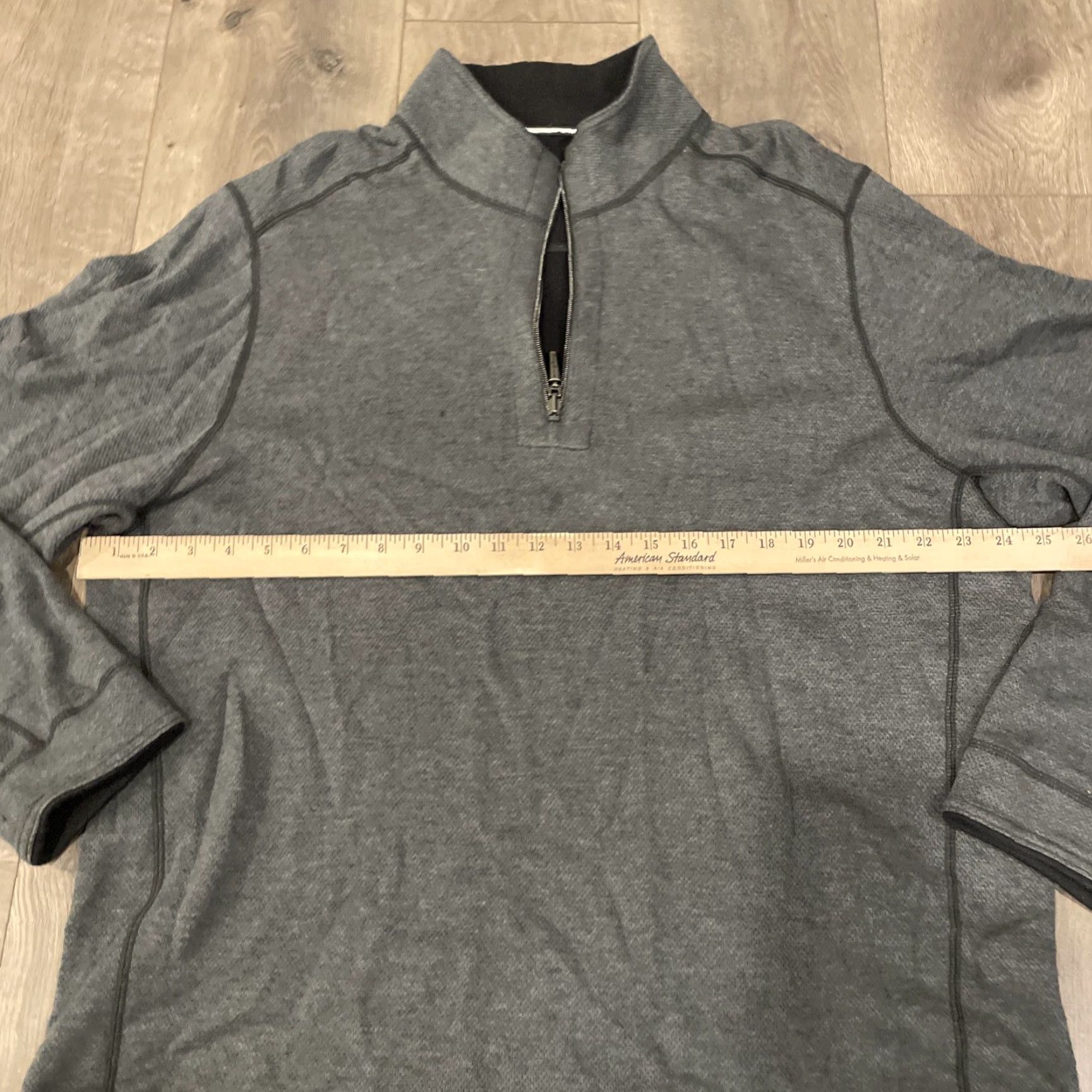 Tommy Bahama VINTAGE Tommy Bahama Quarter Zip Sweater Mens XL Reversible Blue Casual Beach Size US XL / EU 56 / 4 - 3 Thumbnail