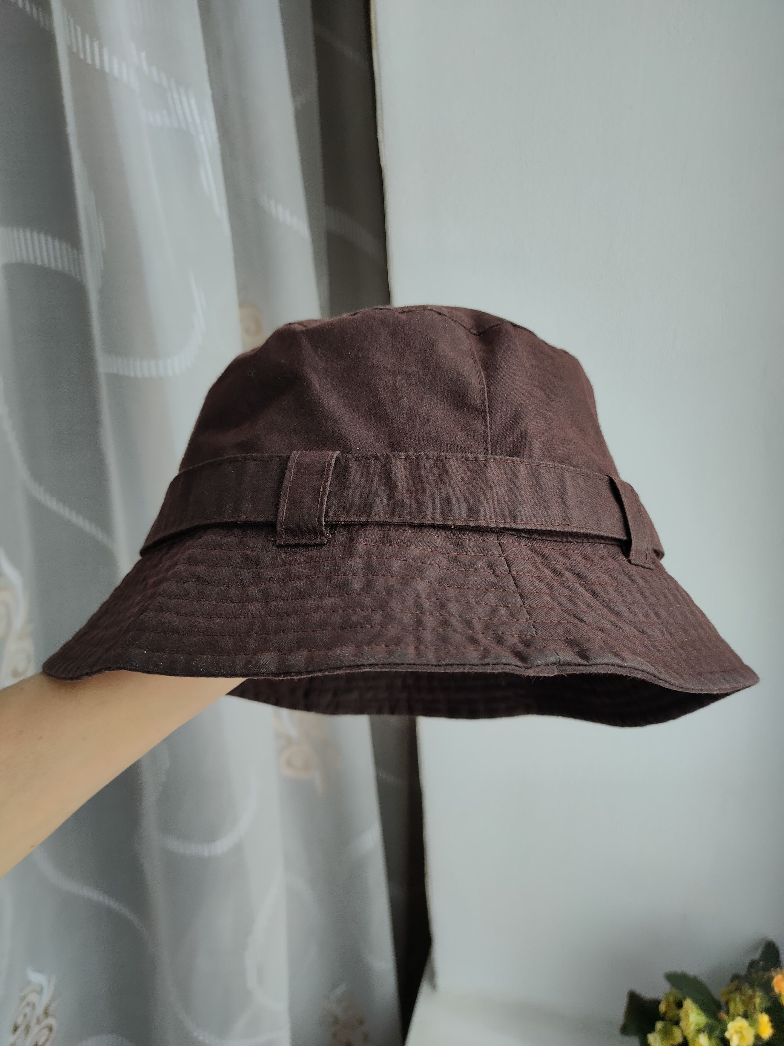 Barbour Vintage Barbour Waxed Bucket Hat Panama Hat Barbour Wax Size ONE SIZE - 2 Thumbnail