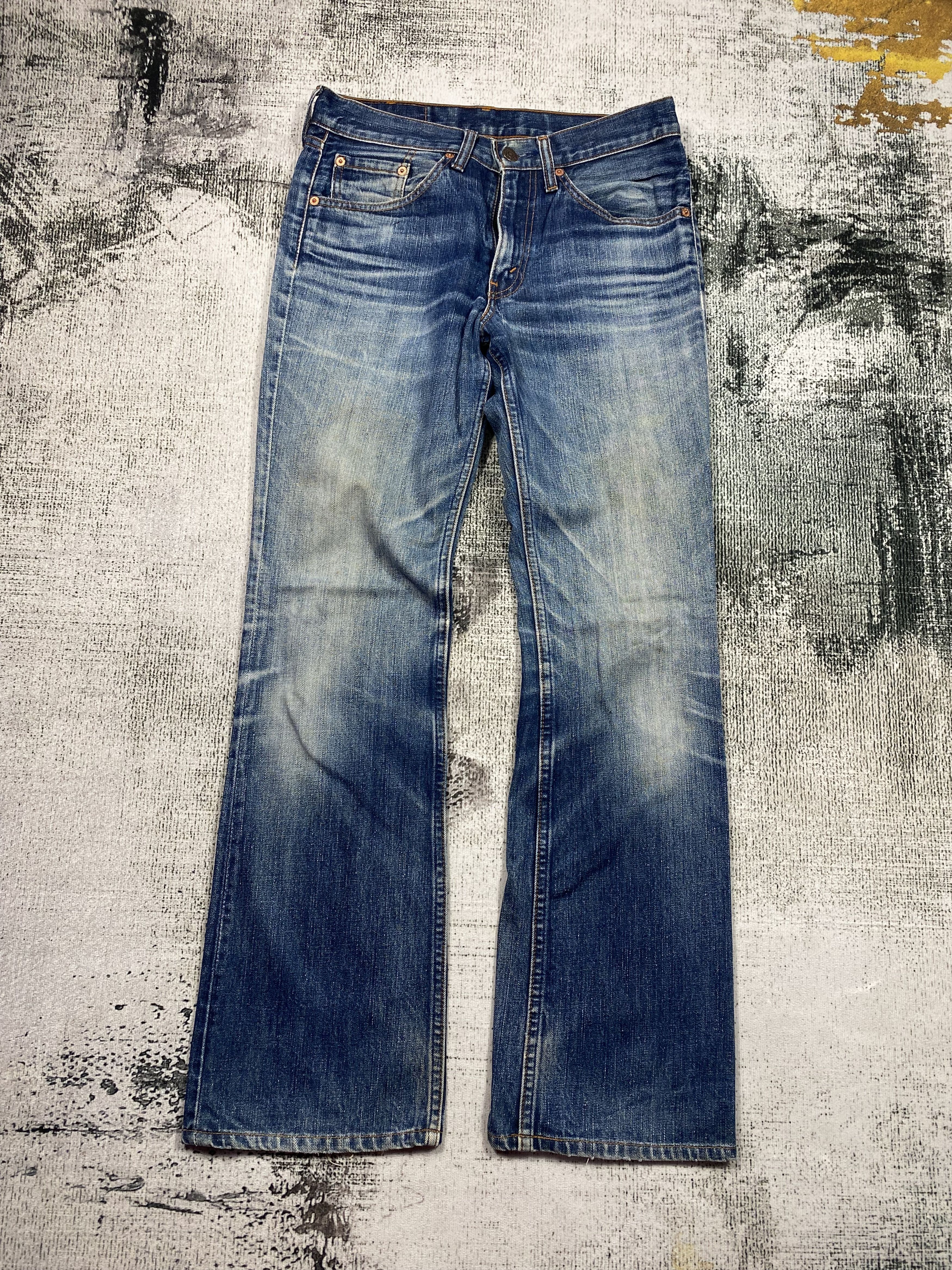 Levi's SICKS💥 517 Jeans Bootcut Blue Distressed Vintage Size US 29 - 1 Thumbnail