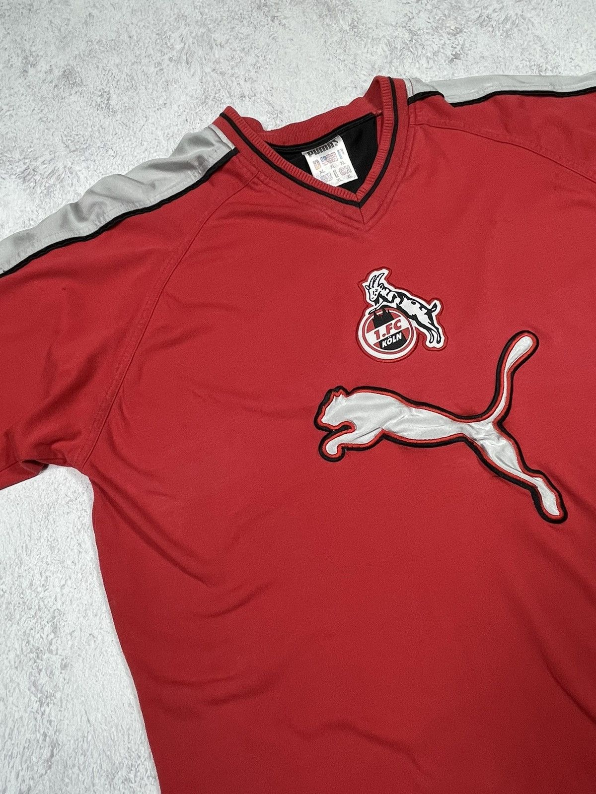Puma Puma FC Koln Vintage 90s Soccer Shirt Big Logo XL Size US XL / EU 56 / 4 - 3 Thumbnail