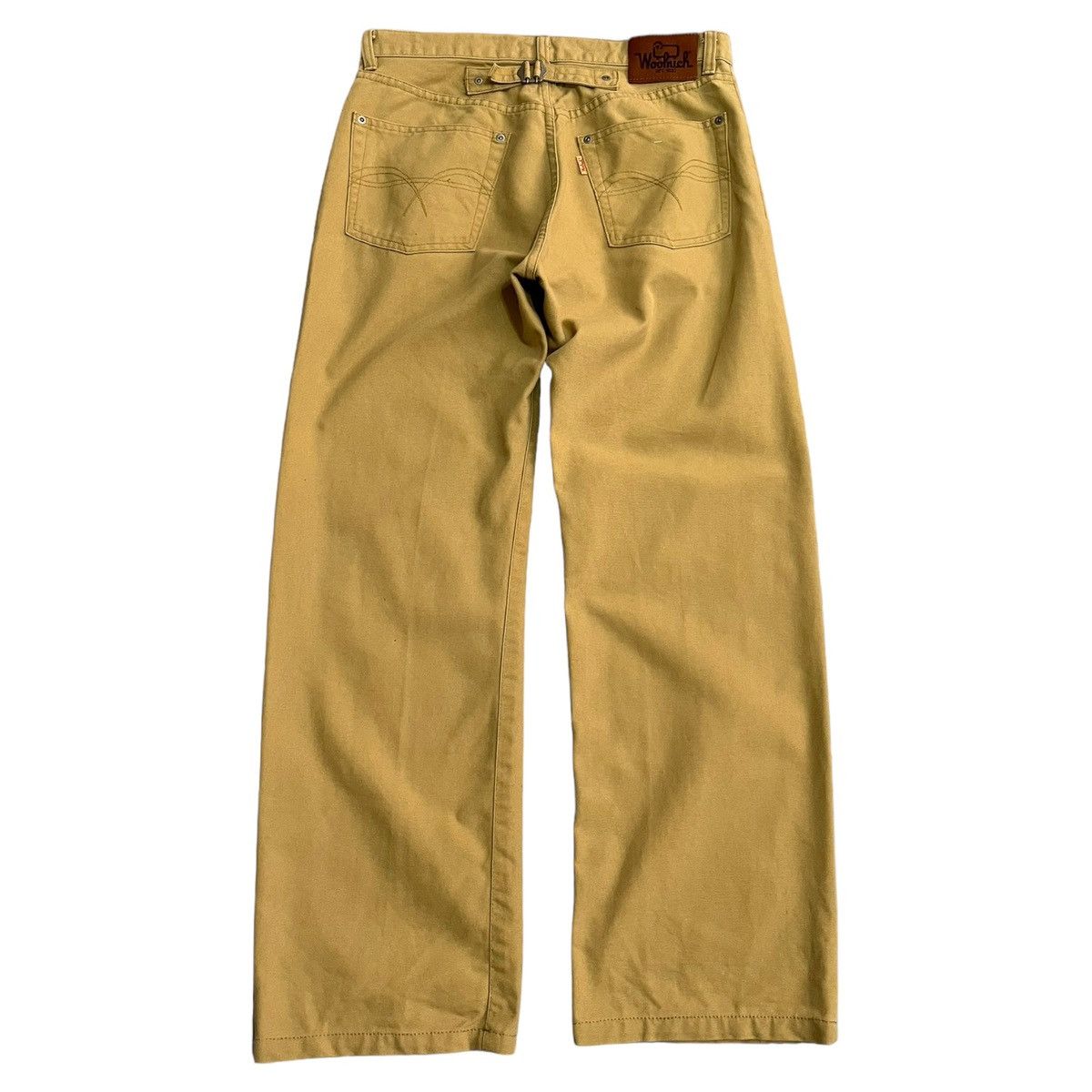 image of Archival Clothing x Woolrich John Rich Bros A Pair Vintage Woolrich Canvas Duck Buckle Back Size 34