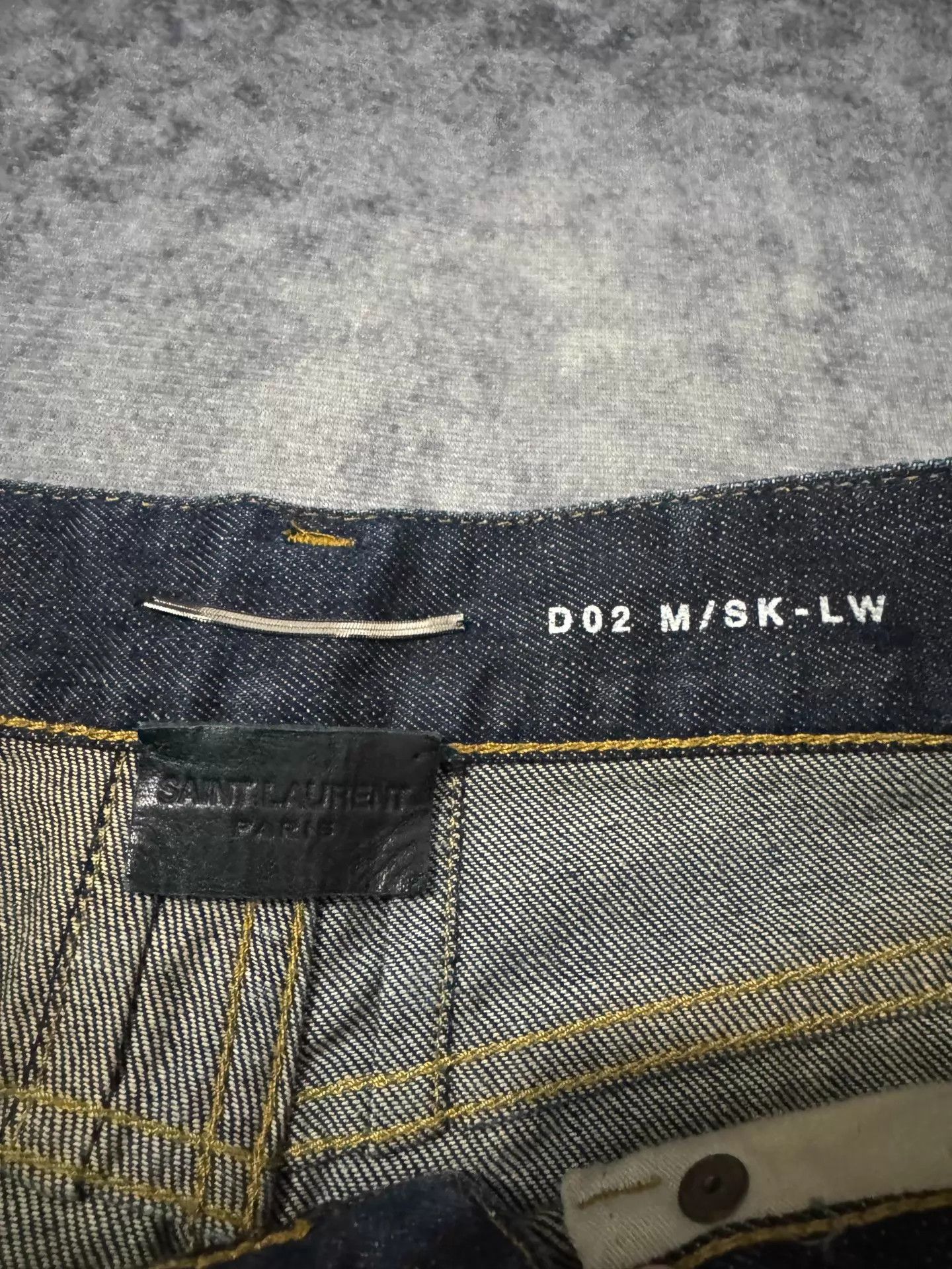 Saint Laurent Paris Saint Laurent SLP 13SS Deep Blue Cat Claw Skinny 28 Size US 28 / EU 44 - 7 Thumbnail