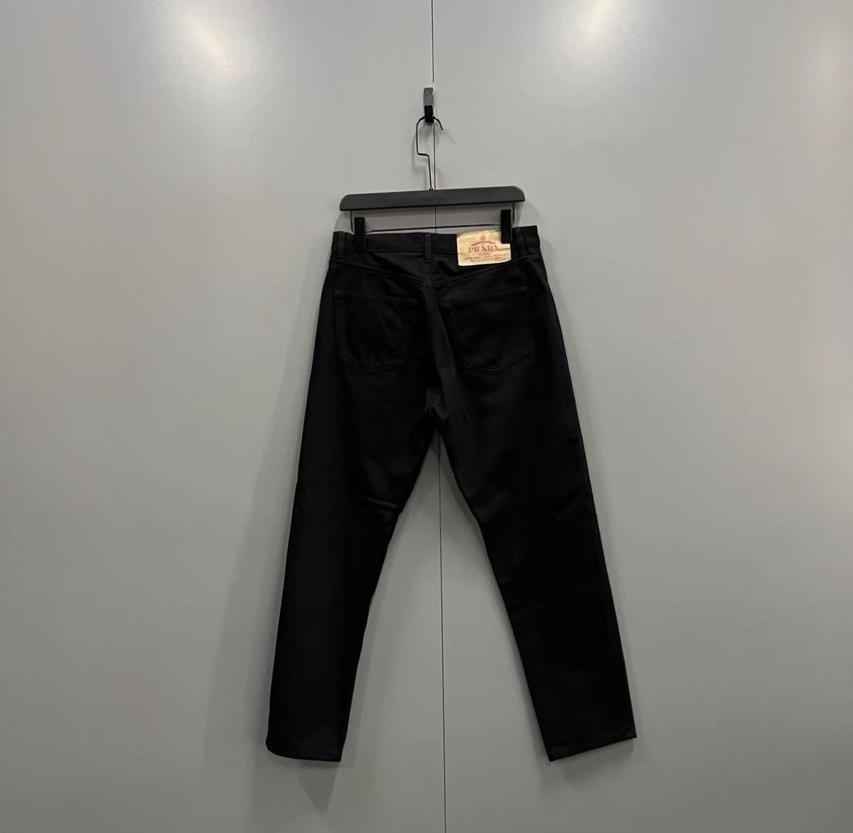 Prada Prada Black Triangle Logo Pants J41 Size 30" / US 8 / IT 44 - 2 Thumbnail