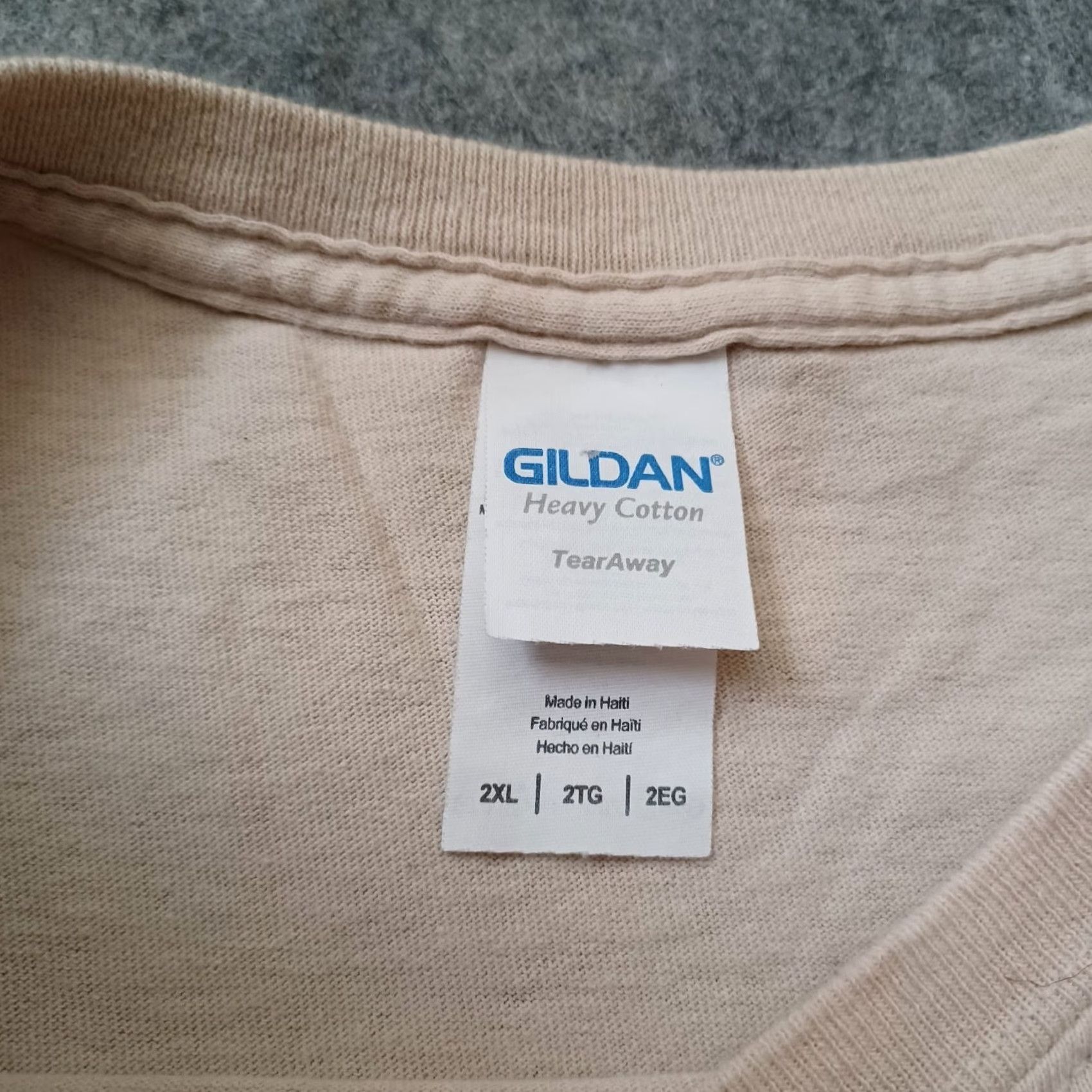 Gildan St John New Brunswick Canada T Shirt Mens 2XL Beige Short Sleeve 100% Cotton Gildan Size US XXL / EU 58 / 5 - 2 Thumbnail