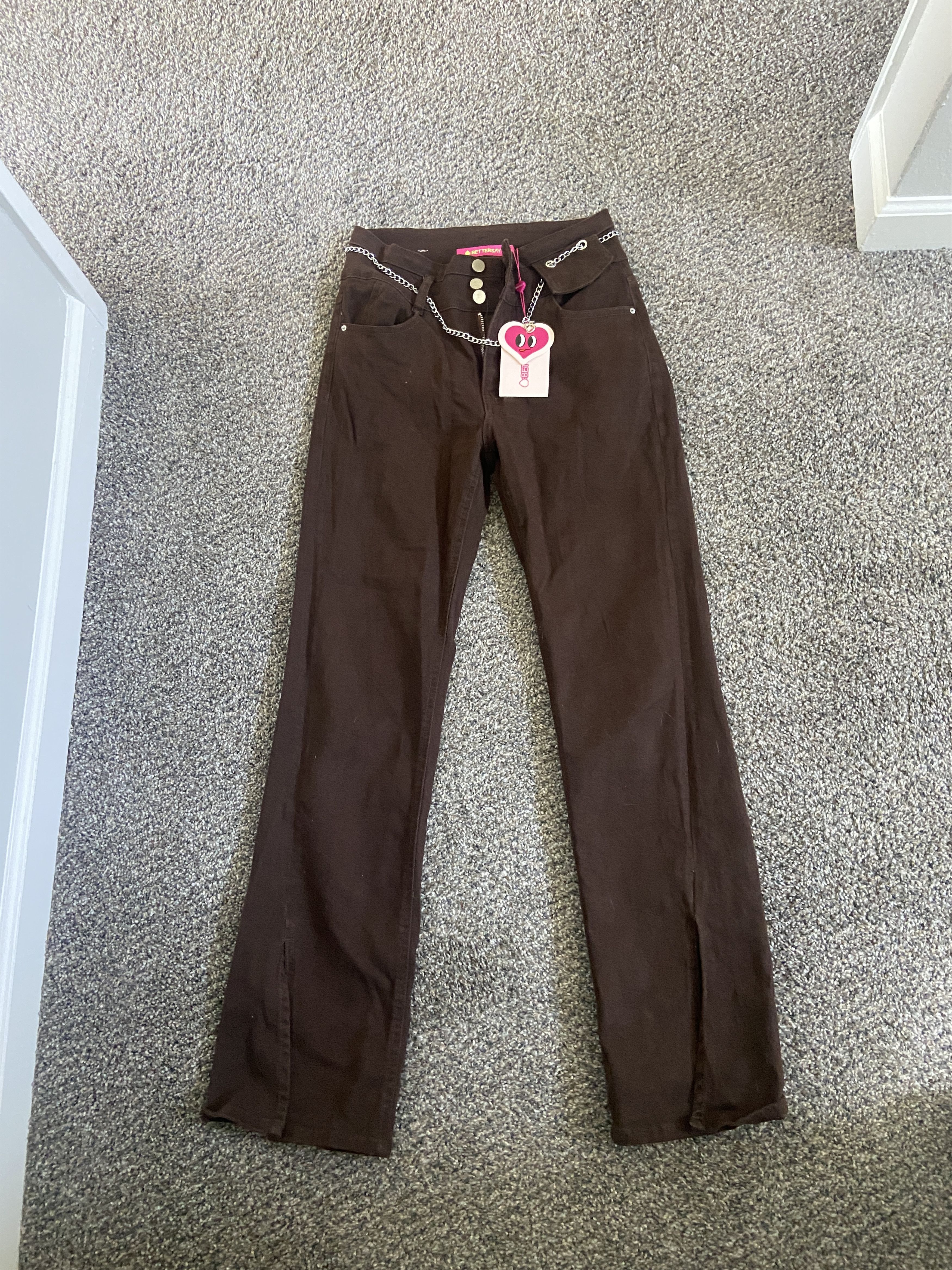 Other Bettersay y2k 90s Brown Boot Cut Jeans - Size 28 NWT Size 28" / US 6 / IT 42 - 1 Thumbnail