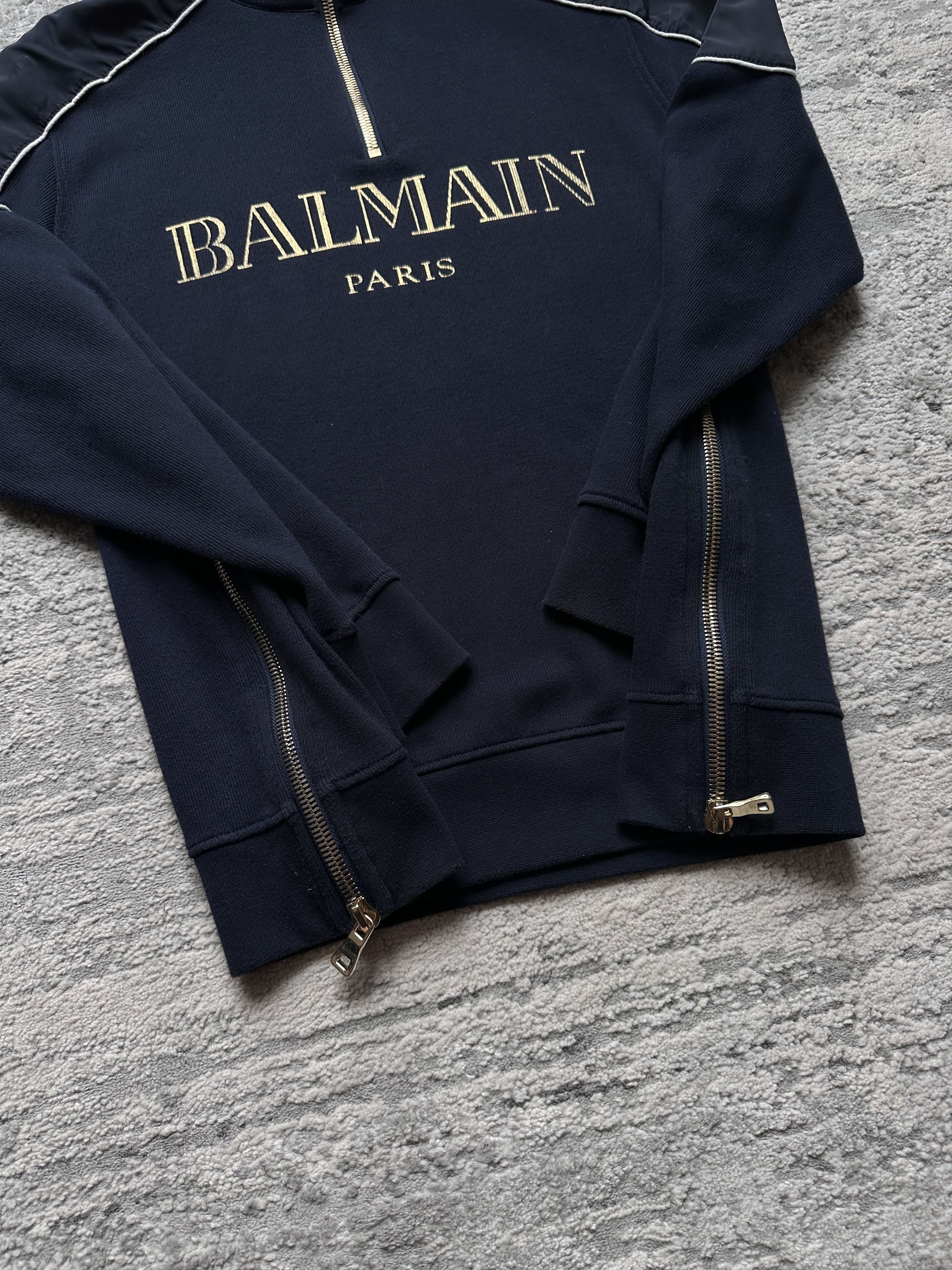 Balmain Balmain 1/3 zip sweatshirt Size US M / EU 48-50 / 2 - 4 Thumbnail