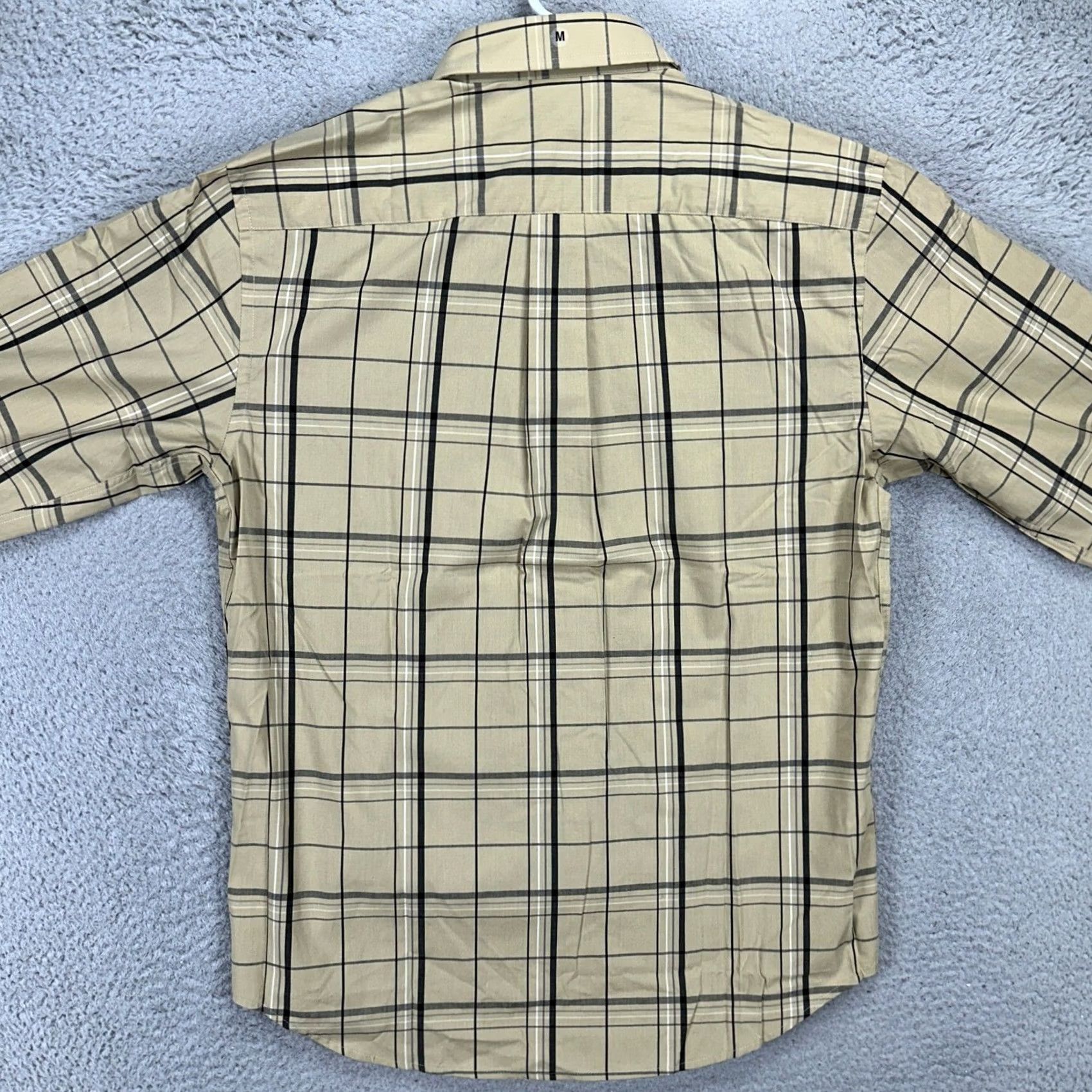 Dockers Dockers Mens Dress Shirt 15-15.5 Tan Black Plaid Button Down Pocket NEW Shirt Mens Medium 15-15.5 Brown Plaid Pocket Short Description No N/A Size 40R - 3 Thumbnail