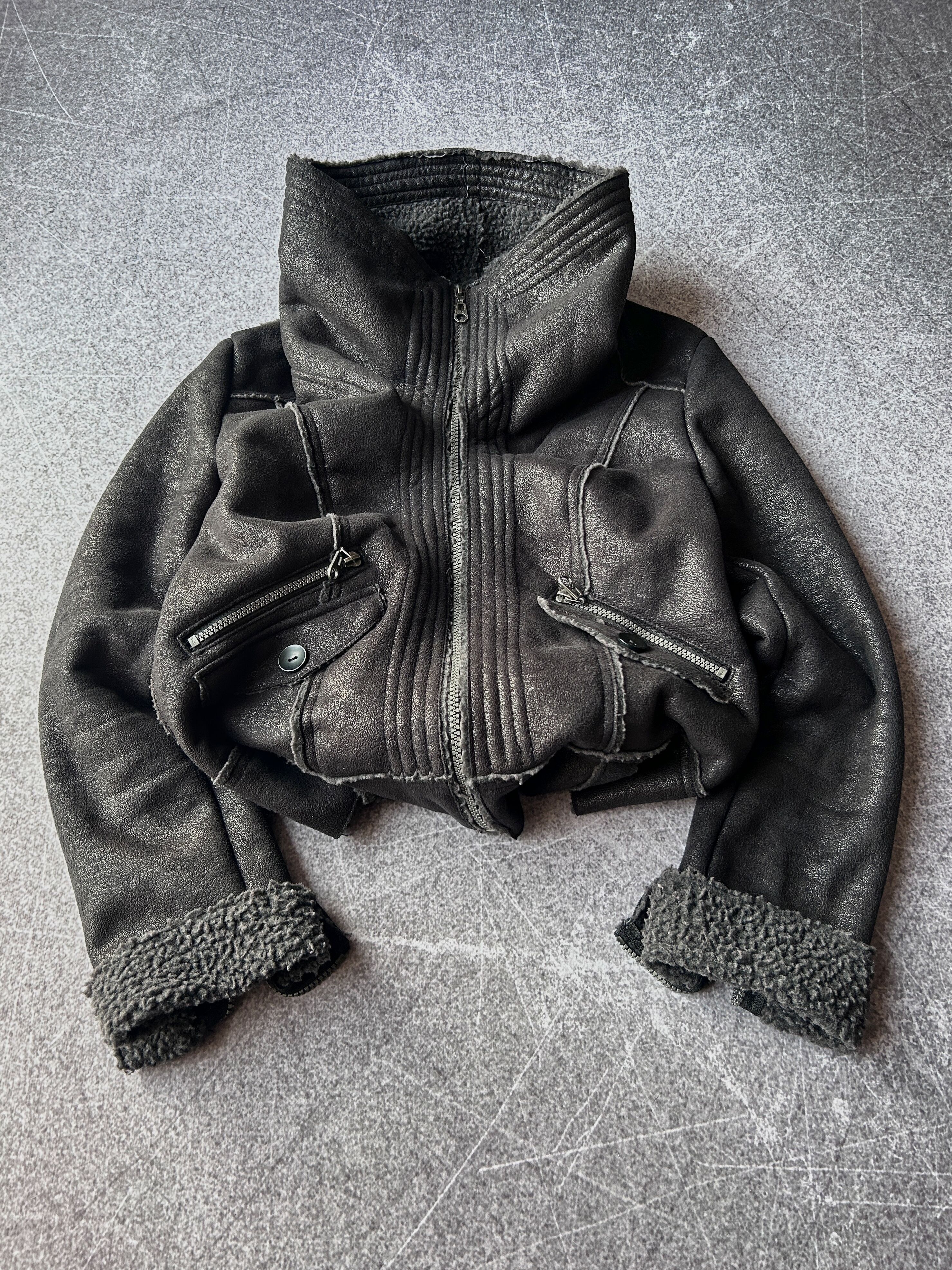 ジャケット・アウター yohji yamamoto 23rd Century Sweetheart Yohji Yamamoto 23rd Century Sweetheart Mermaid Leather