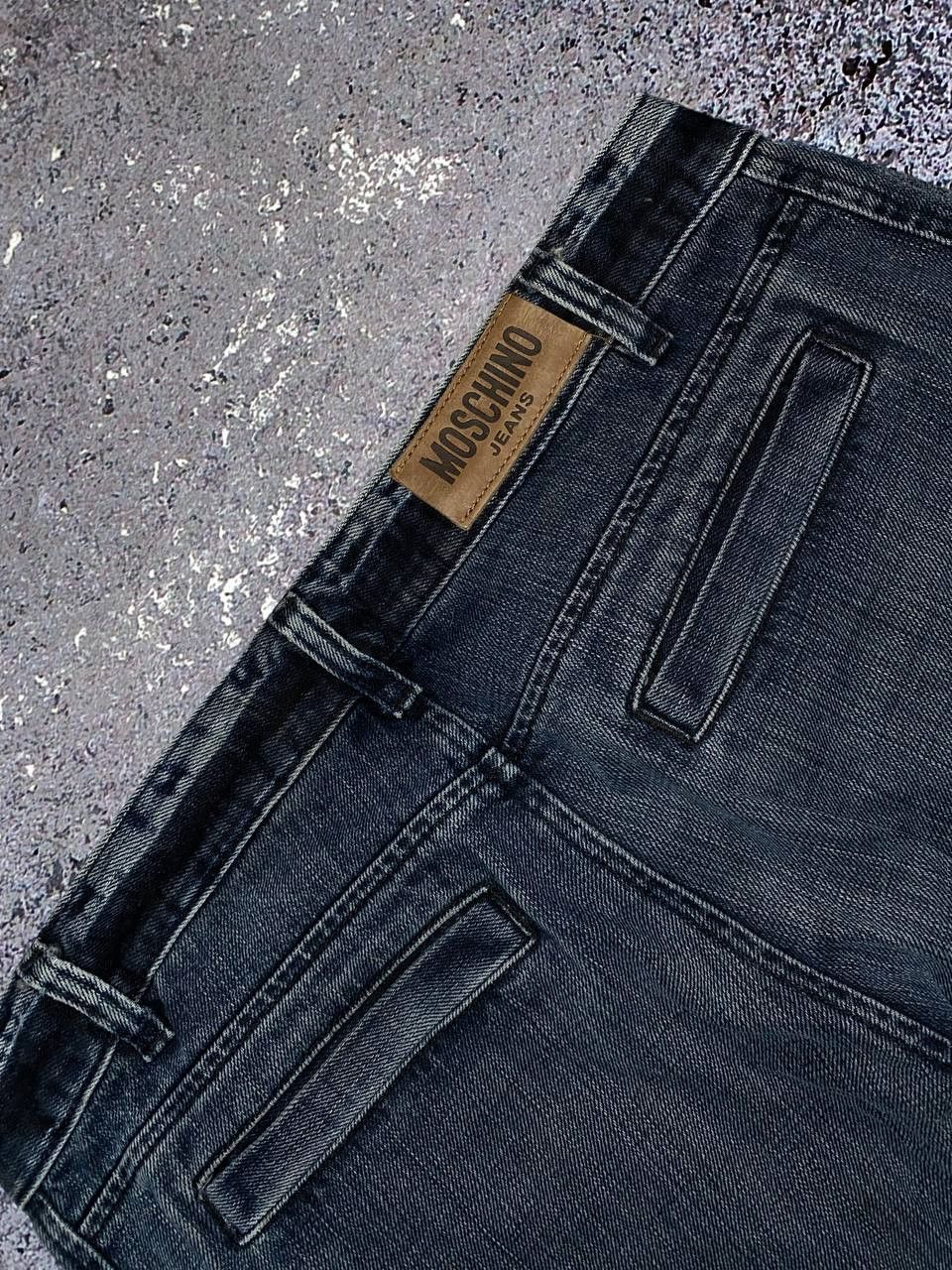 Japanese Brand Vintage Moschino Peace Love Flared Denim Jeans Pants Pants Size US 34 / EU 50 - 4 Thumbnail