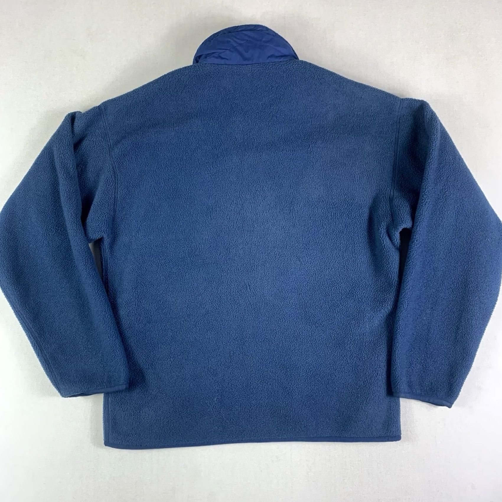 Patagonia VINTAGE Patagonia Full Zip SweatEr Mens M Blue Synchilla 90s USA Pattern Solid Sweater Size US M / EU 48-50 / 2 - 7 Thumbnail