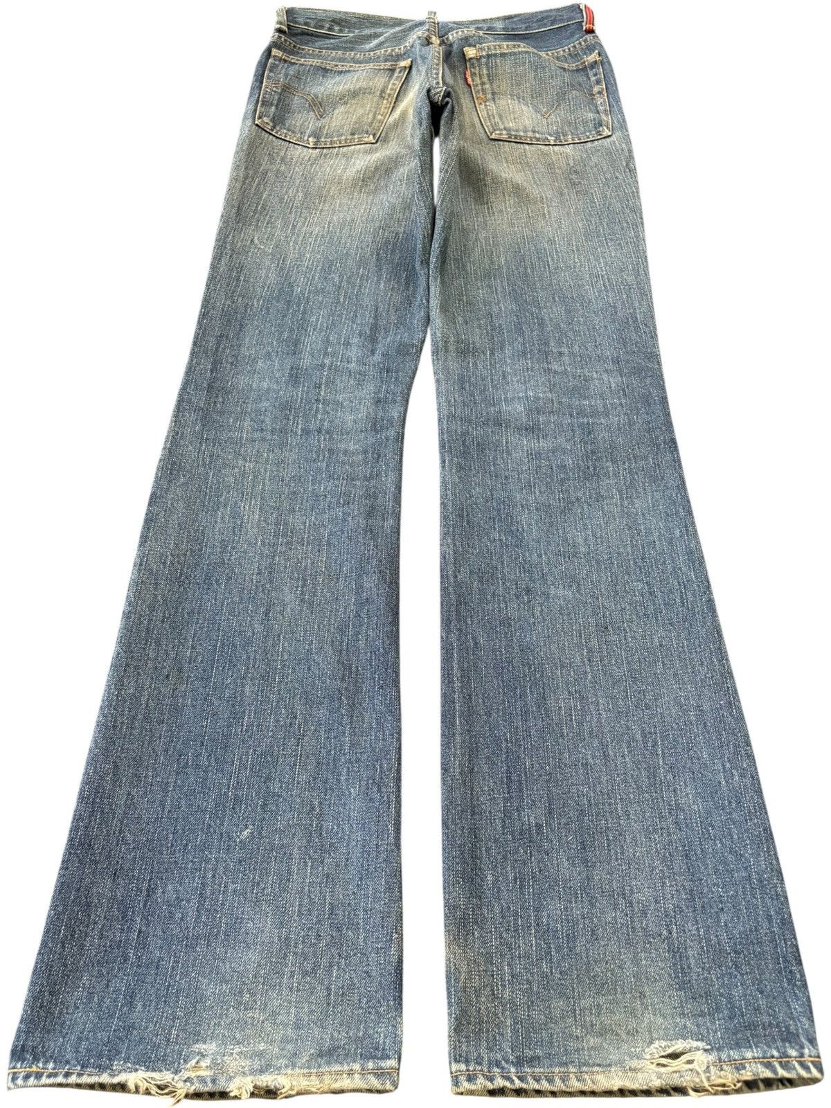 Levi's Vintage 90s Levis 517 Distressed Flare Jeans Size US 29 - 2 Thumbnail