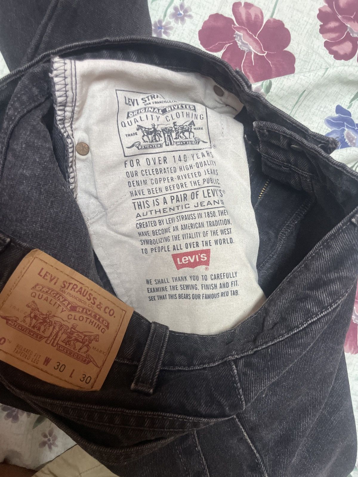 Levi's Levi’s 550™ Black – Made in USA Size US 30 / EU 46 - 5 Thumbnail