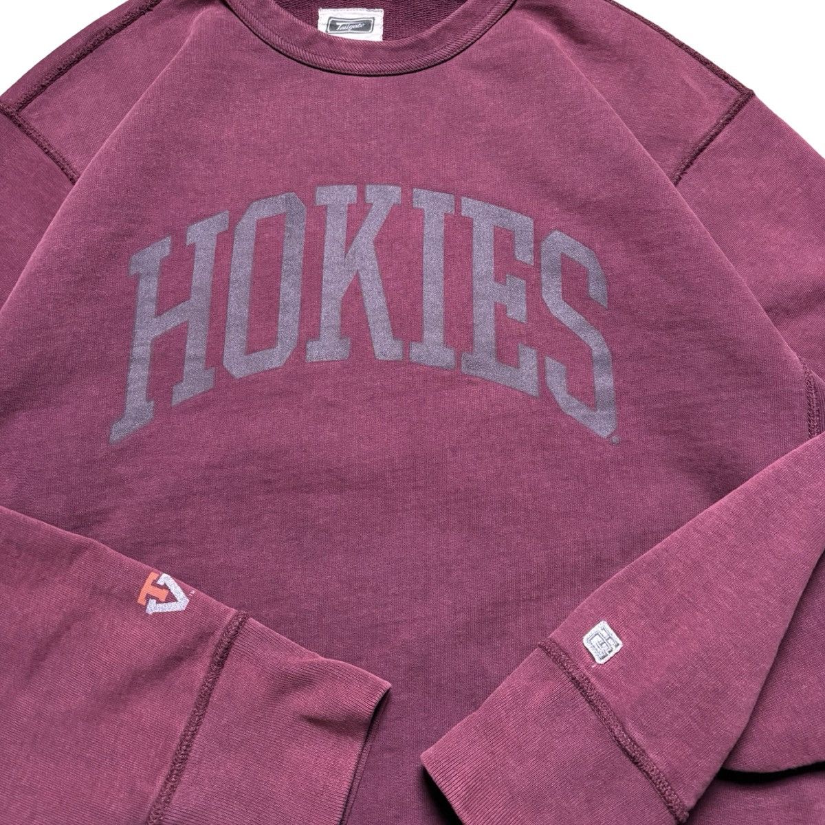 Other Tailgate Cotton Burgundy Virginia Tech Hokies Sweatshirt Size US L / EU 52-54 / 3 - 2 Thumbnail