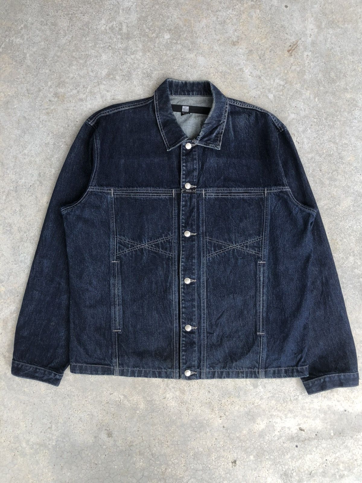 Marithe + Francois Girbaud Marithe Francois Girbaud Denim Jacket Baggy Size US XL / EU 56 / 4 - 1 Thumbnail