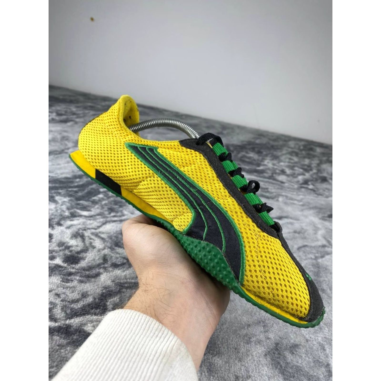 Puma VINTAGE Puma Speedcat H-Street Y2K Sneakers Women Size US 6 Yellow Logo Suede Rubber Foam Low Top Casual Size US 6 / IT 36 - 3 Thumbnail