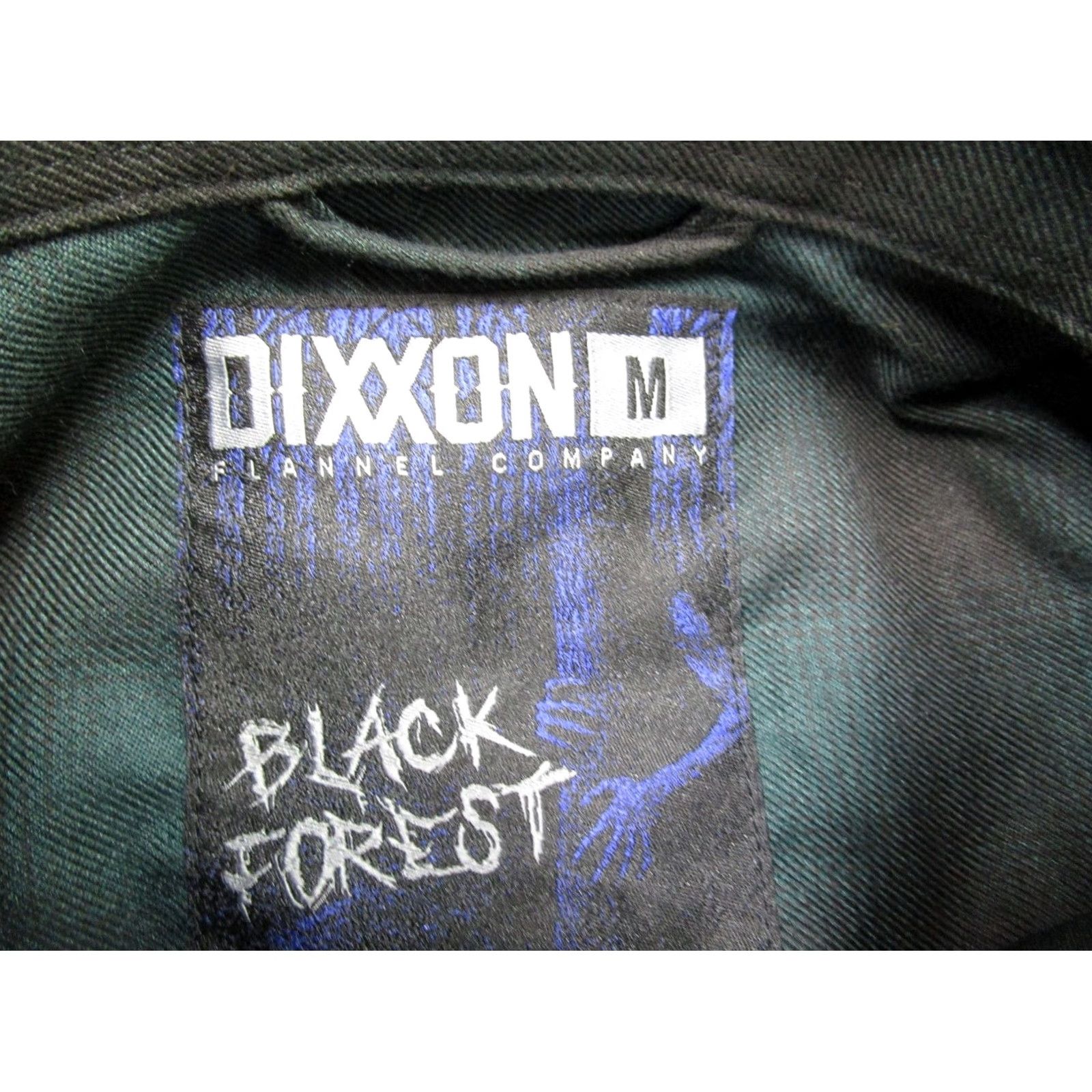 Vintage Dixxon Flannel Shirt Men M Green Black Forest Edition Shadow Plaid NWT Size US M / EU 48-50 / 2 - 7 Thumbnail