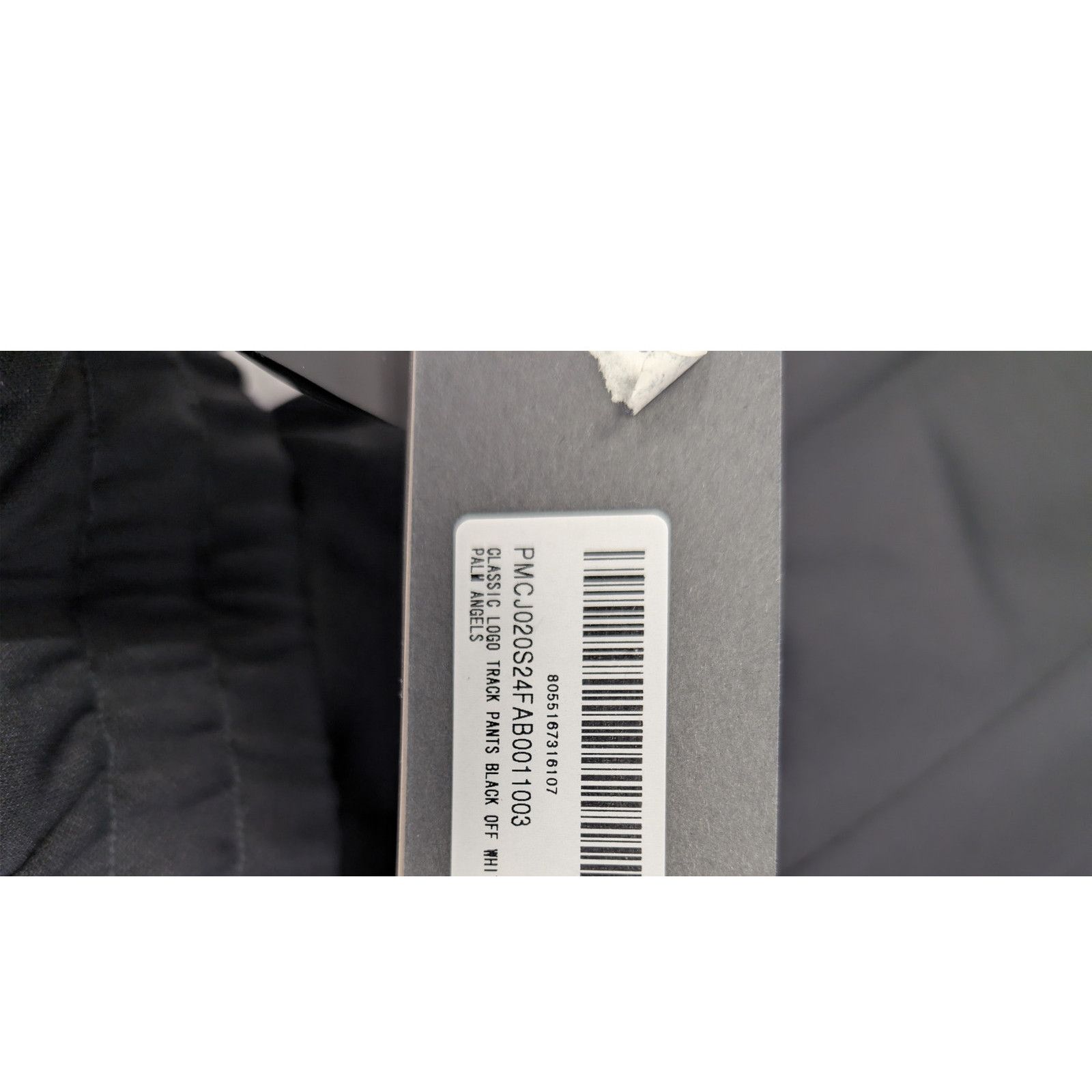Palm Angels o1rshd1 Q:2 / Classic Logo Track Pants in Black / Off-White Size US 36 / EU 52 - 21 Thumbnail